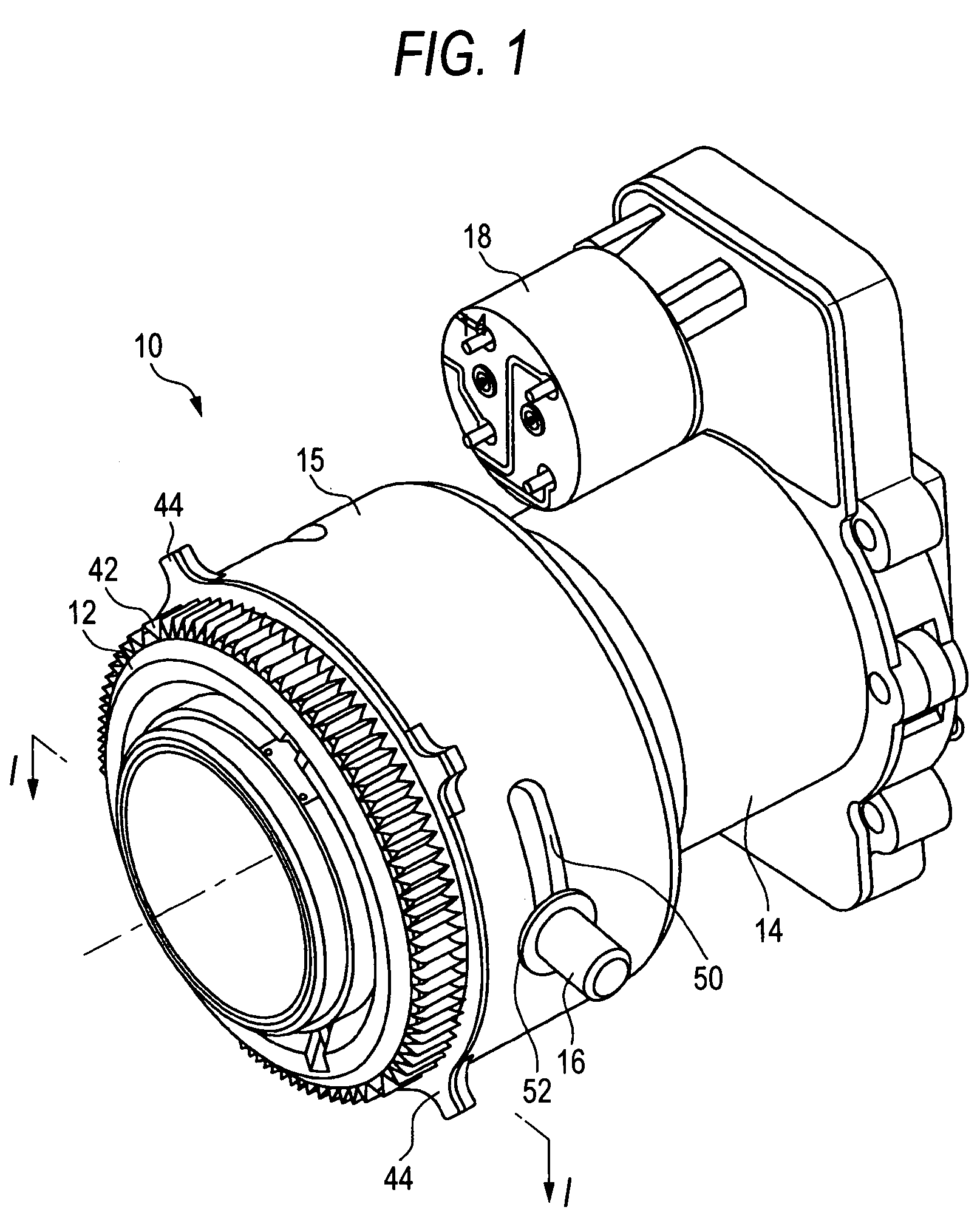 Monitoring lens apparatus and monitoring camera