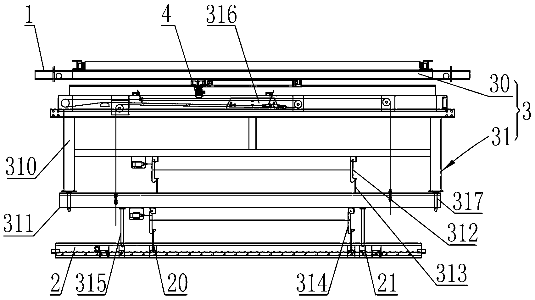 Intelligent parking equipment of roadway and method for modifying parking area thereof