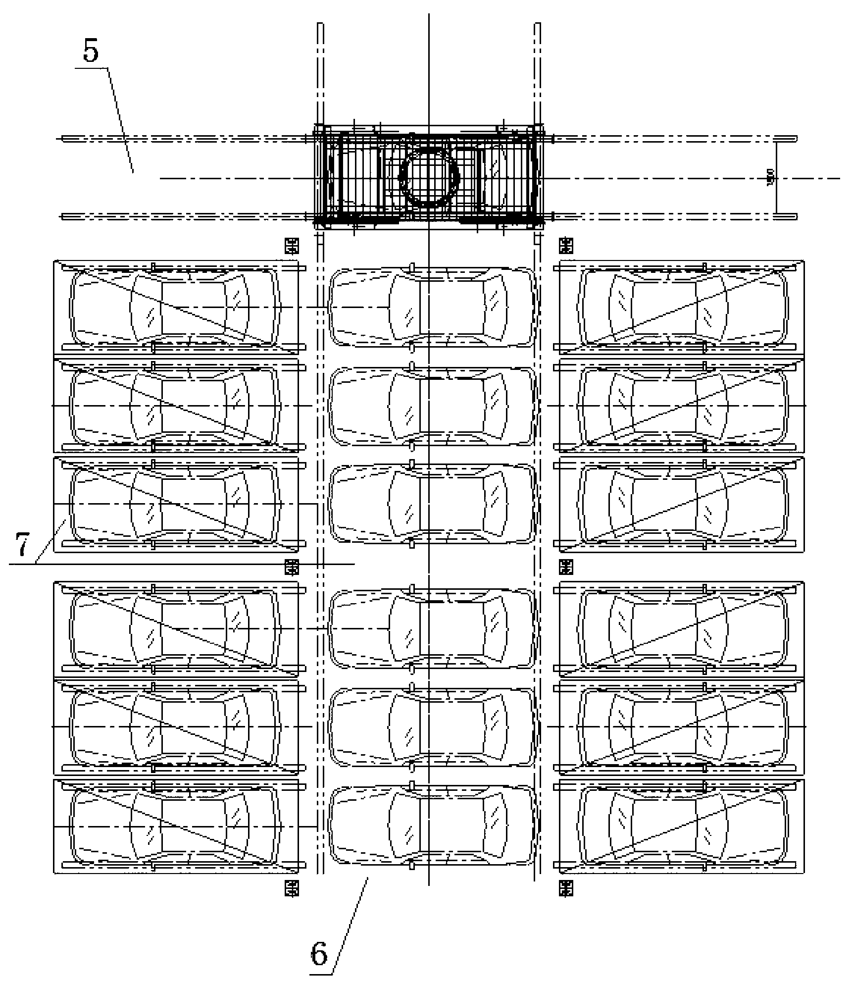 Intelligent parking equipment of roadway and method for modifying parking area thereof