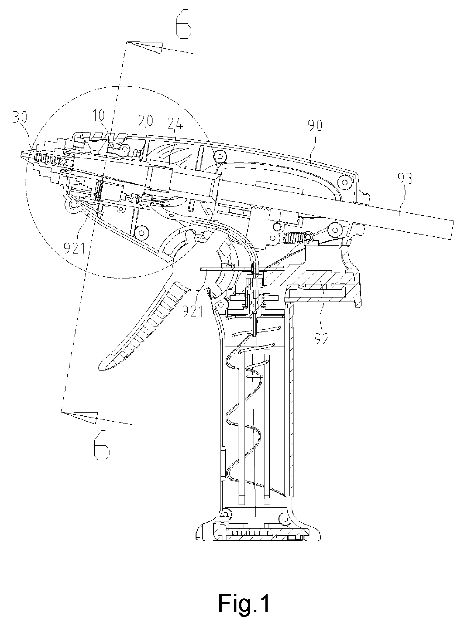 Gas-powered glue gun