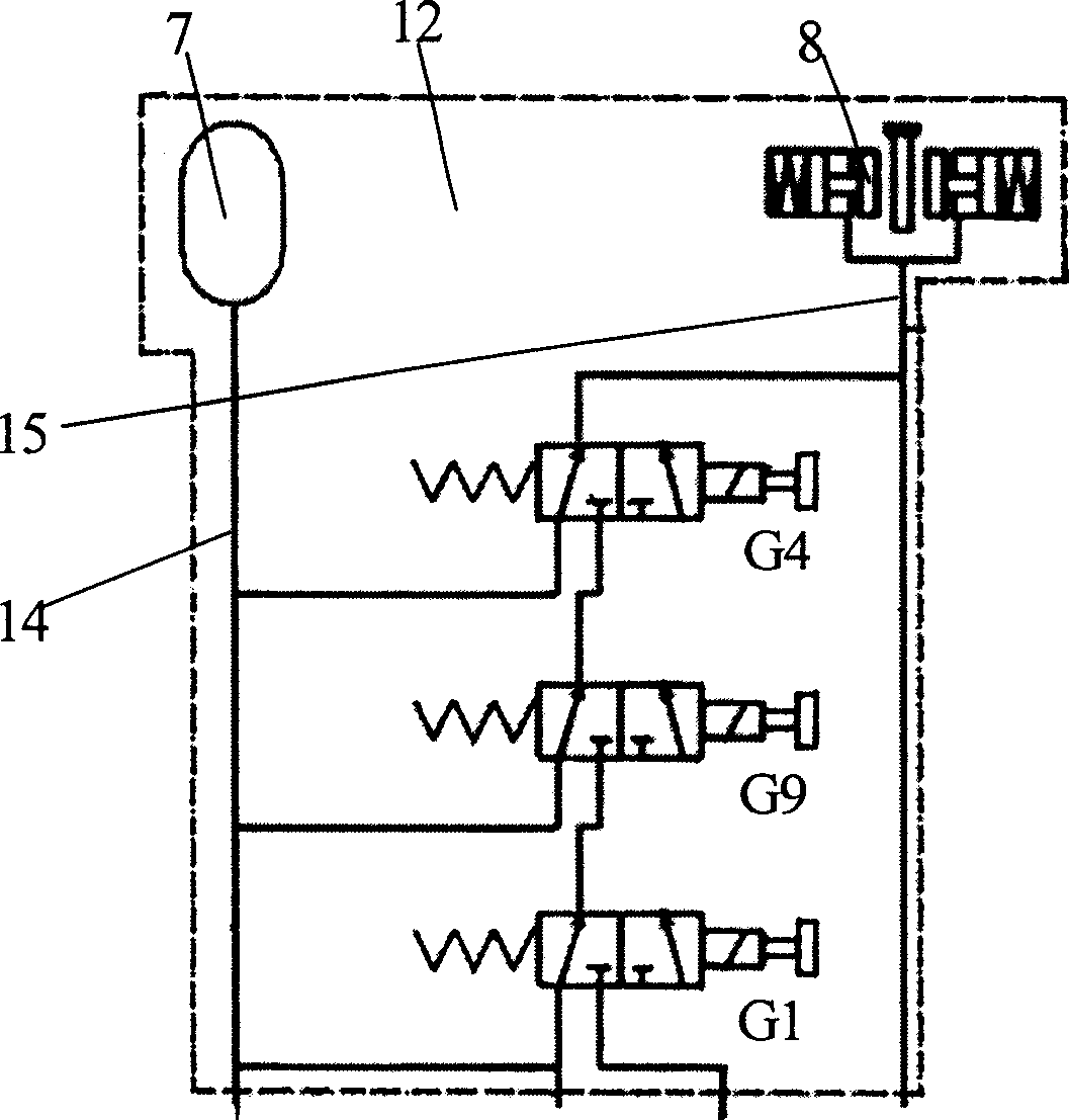 Double-stage braking hydraulic station with high-reliability scavenge oil and control method thereof