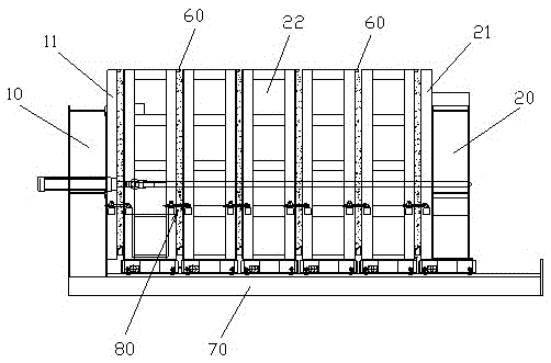 Vertical combination mold for production of precast concrete component