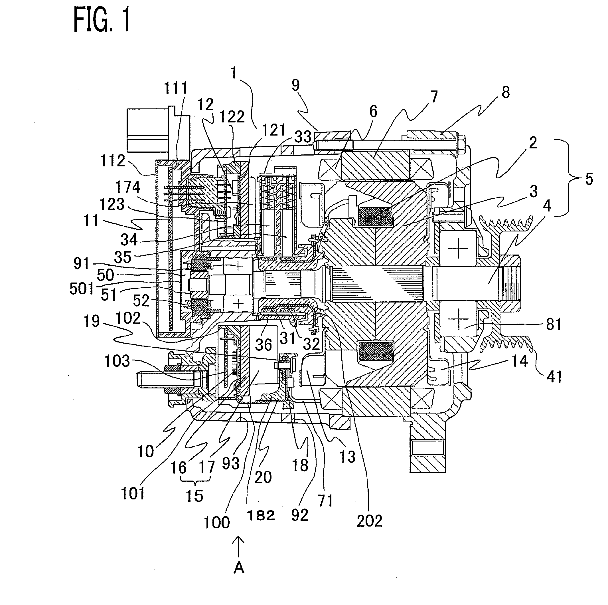 Electric rotating machine