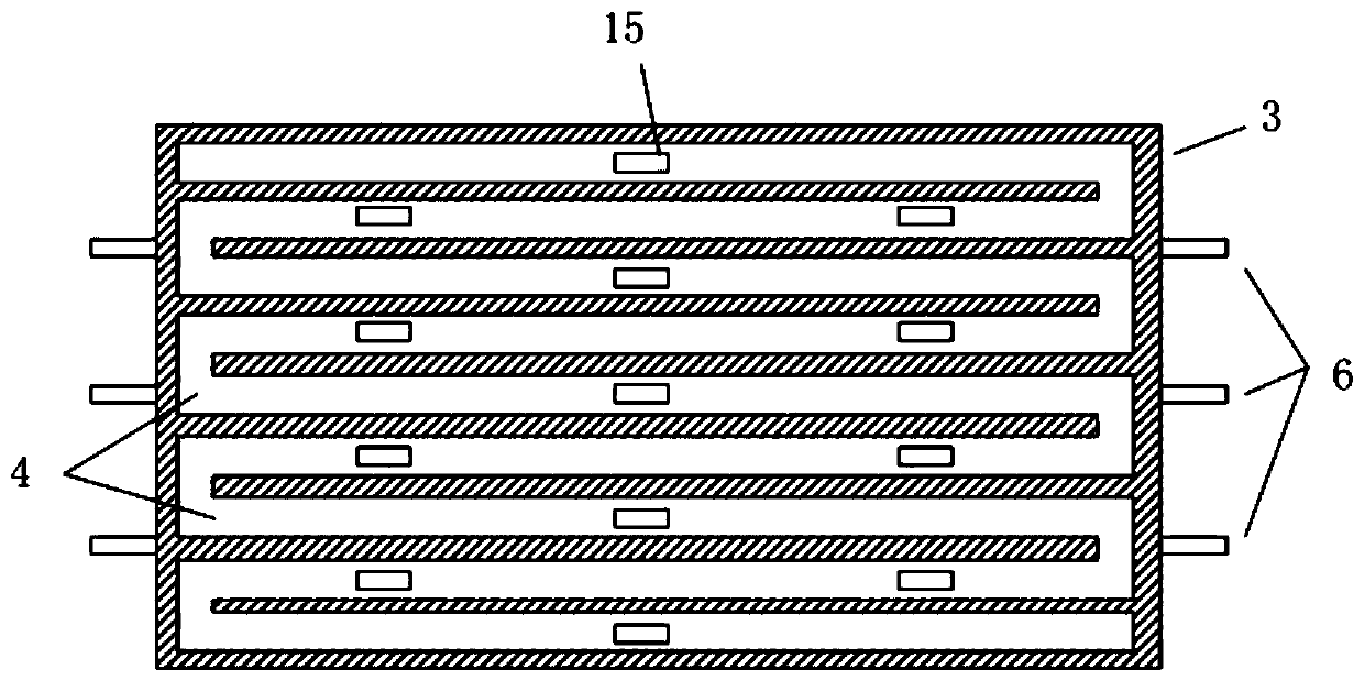 Automatic anti-uplift energy foundation pit support structure and construction method