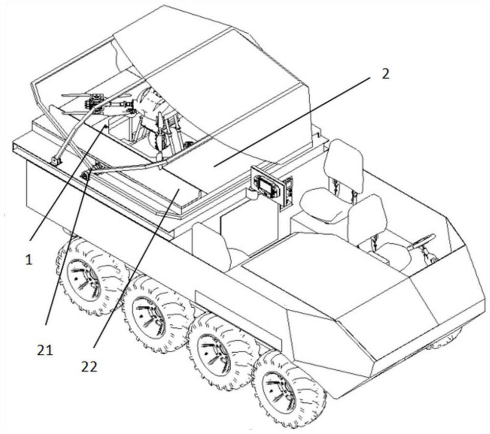 A tethered UAV automatically deploys the ground recovery platform