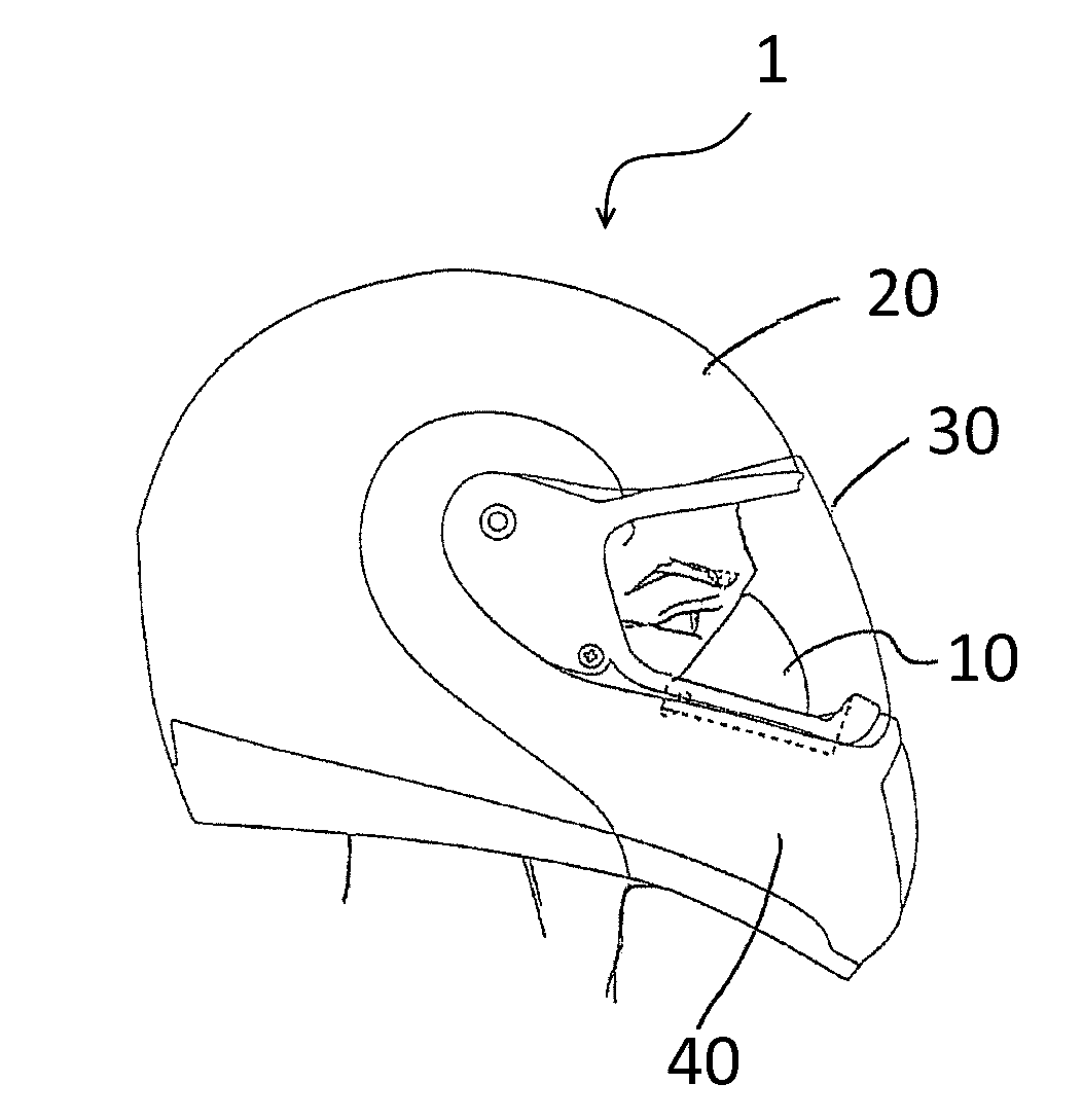 Helmet Breath Guard