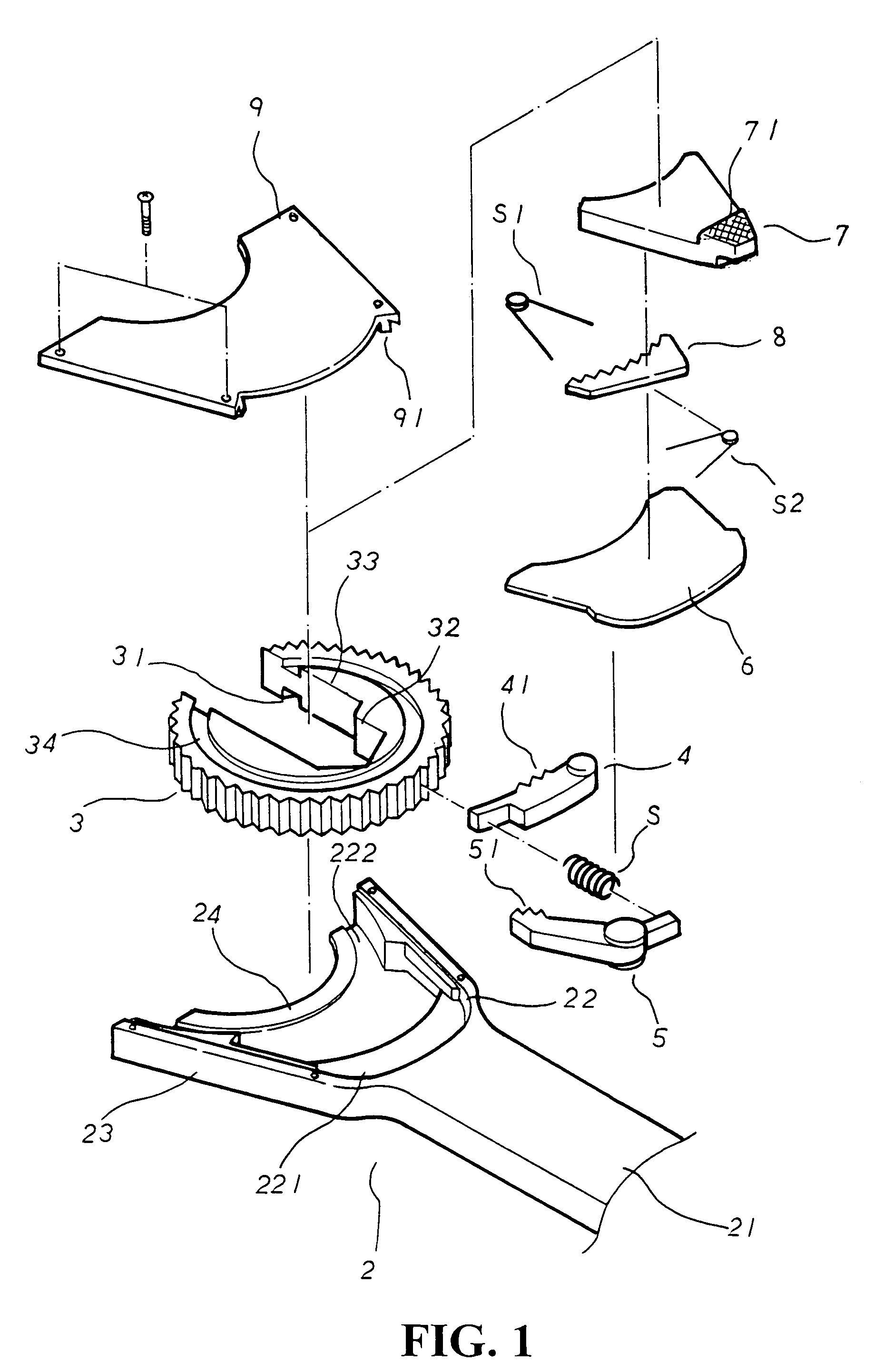 Open end adjustable spanner