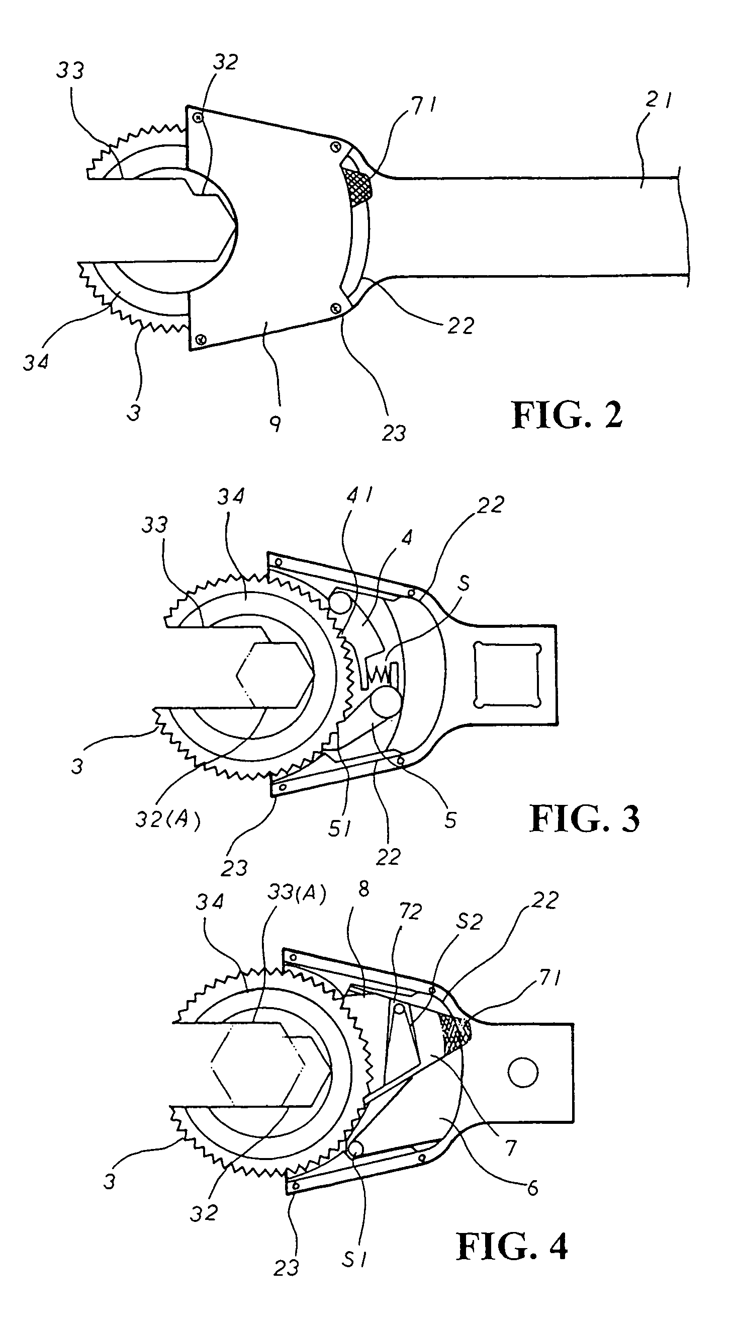 Open end adjustable spanner