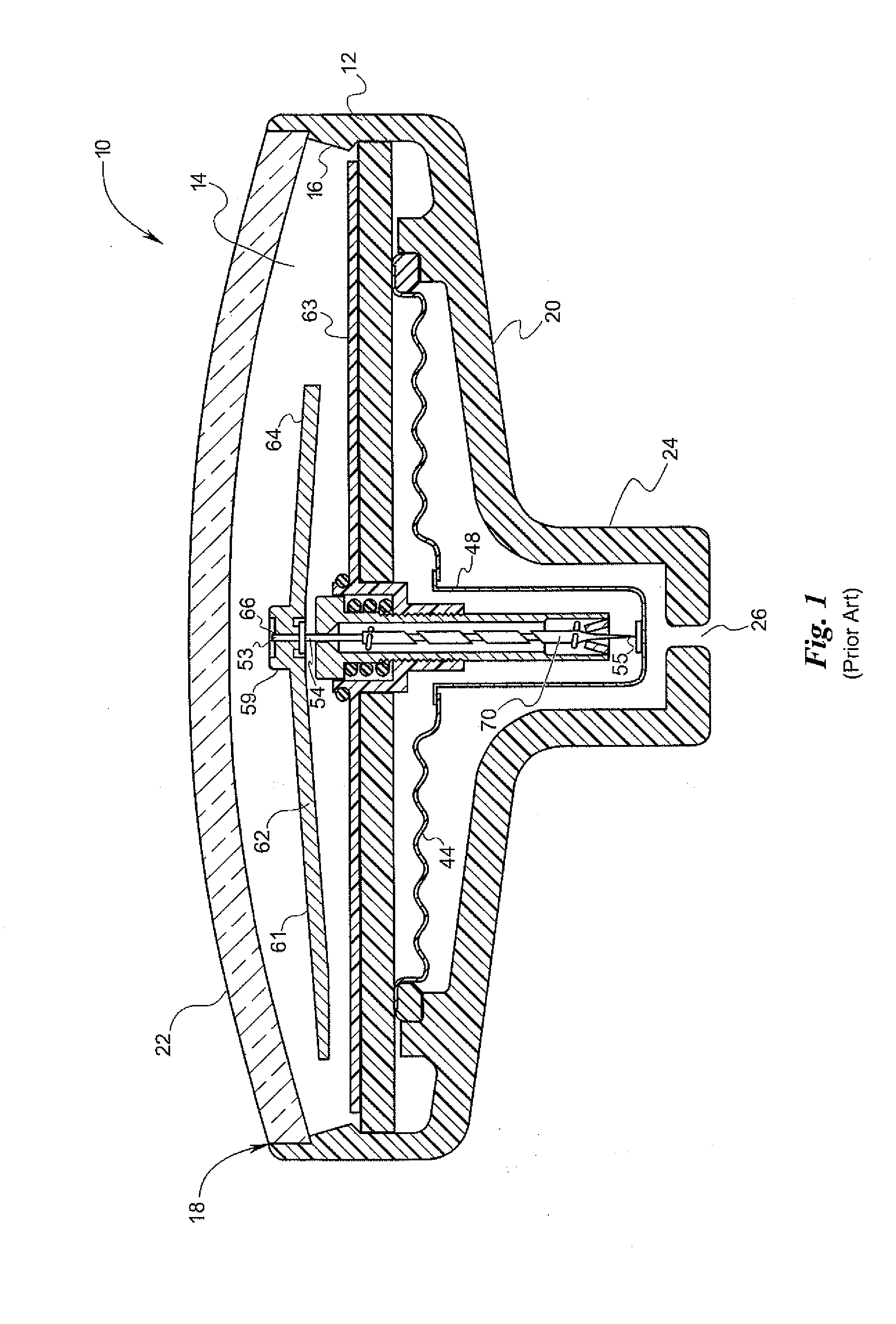 Pointer for use in a gauge, a gauge employing the pointer, and a method of making the pointer