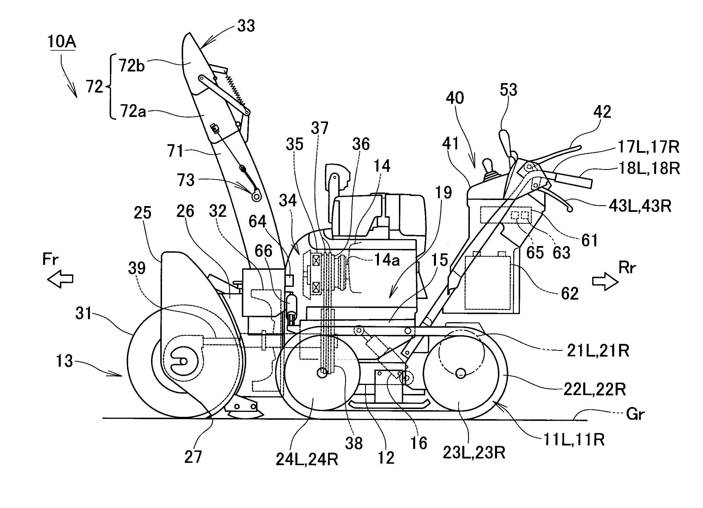 Snow removal machine