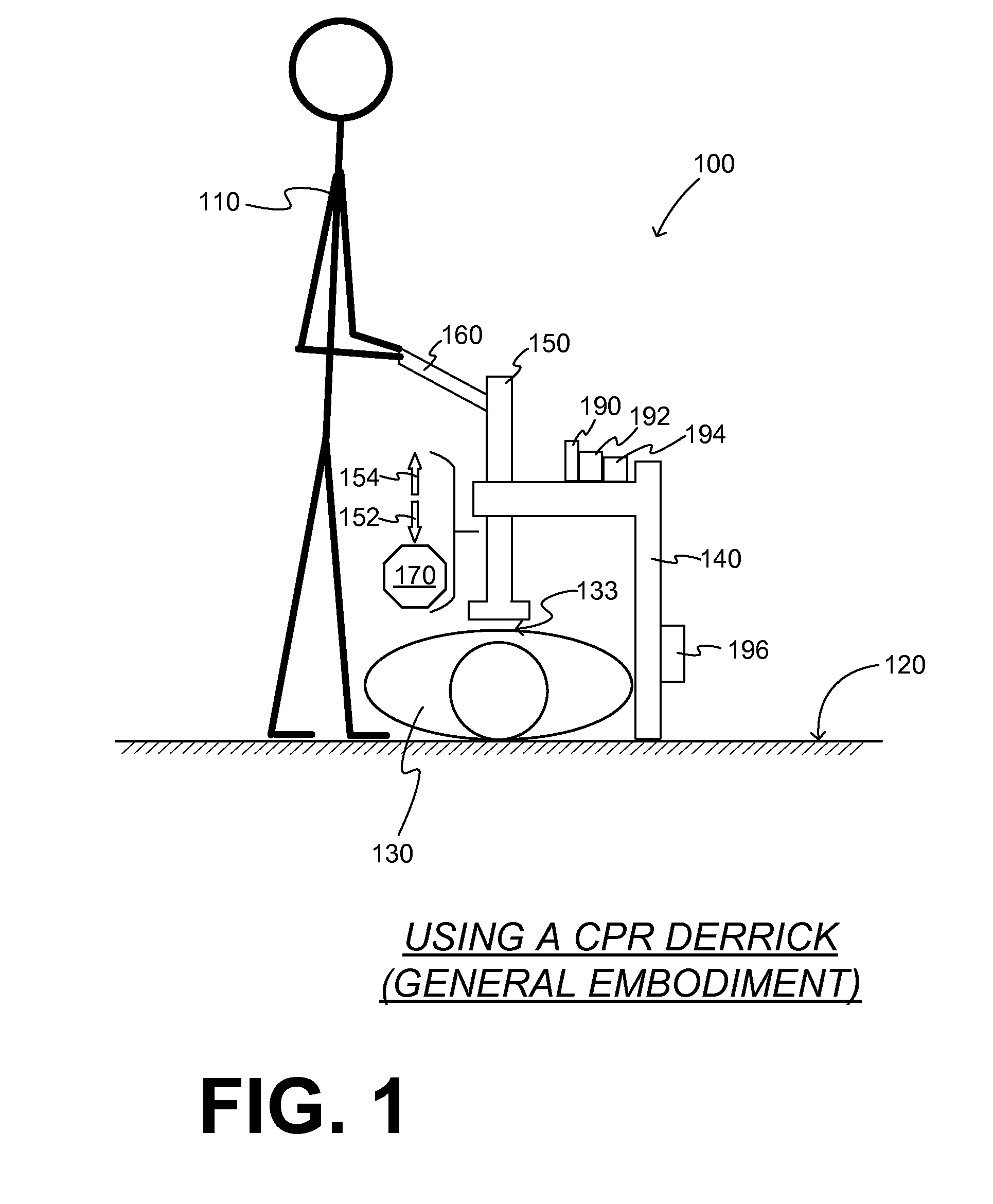 Devices and methods for performing cpr while standing up