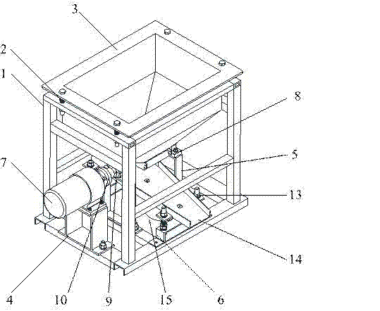 Bottom open type automatic dumping device