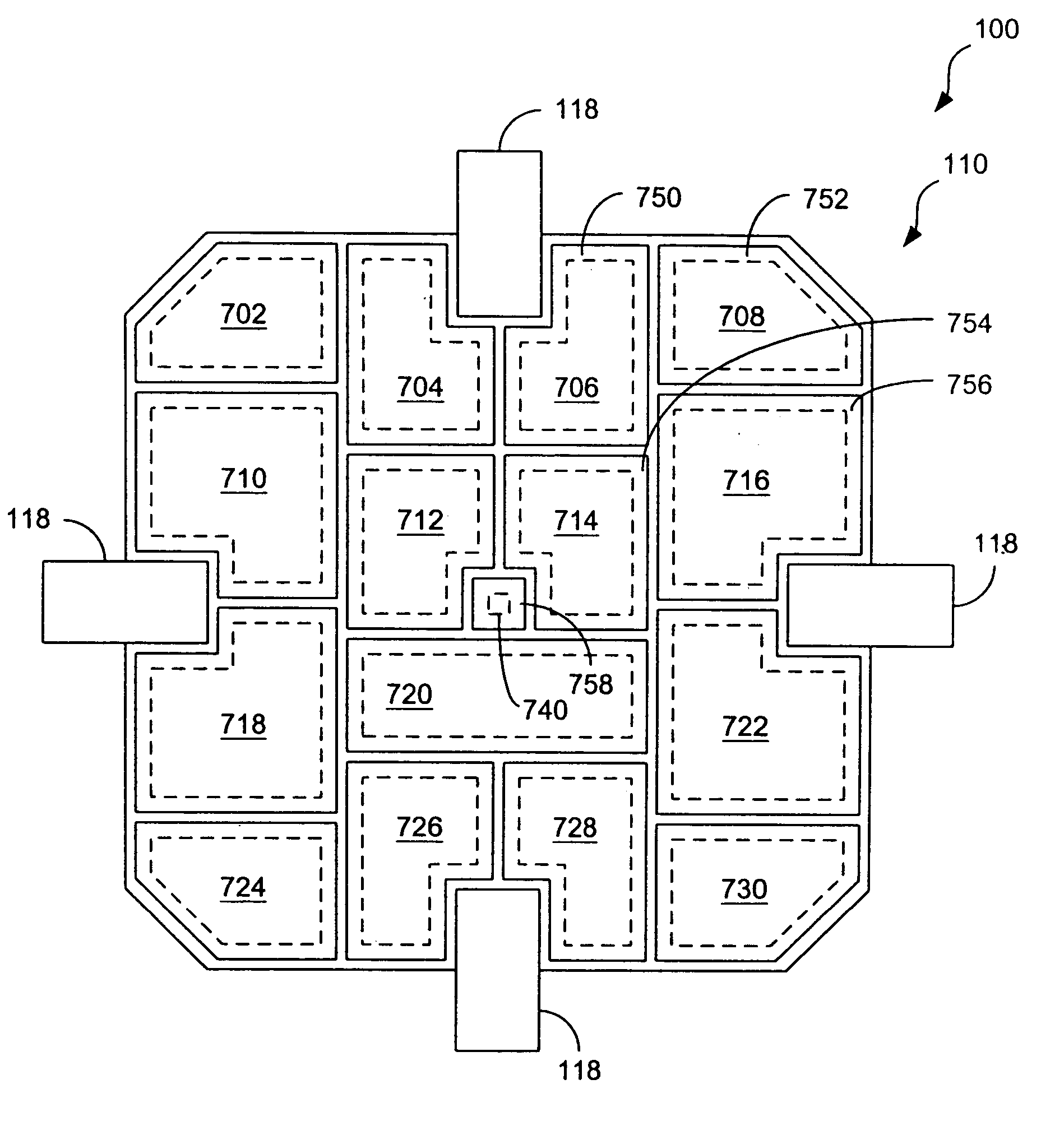 Data storage devices with wafer alignment compensation