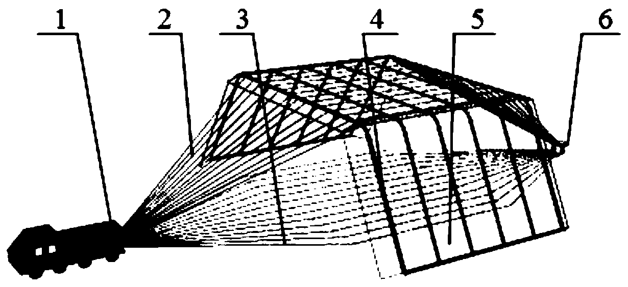 Inflatable movable bounded wave simulator antenna and bounded wave simulator