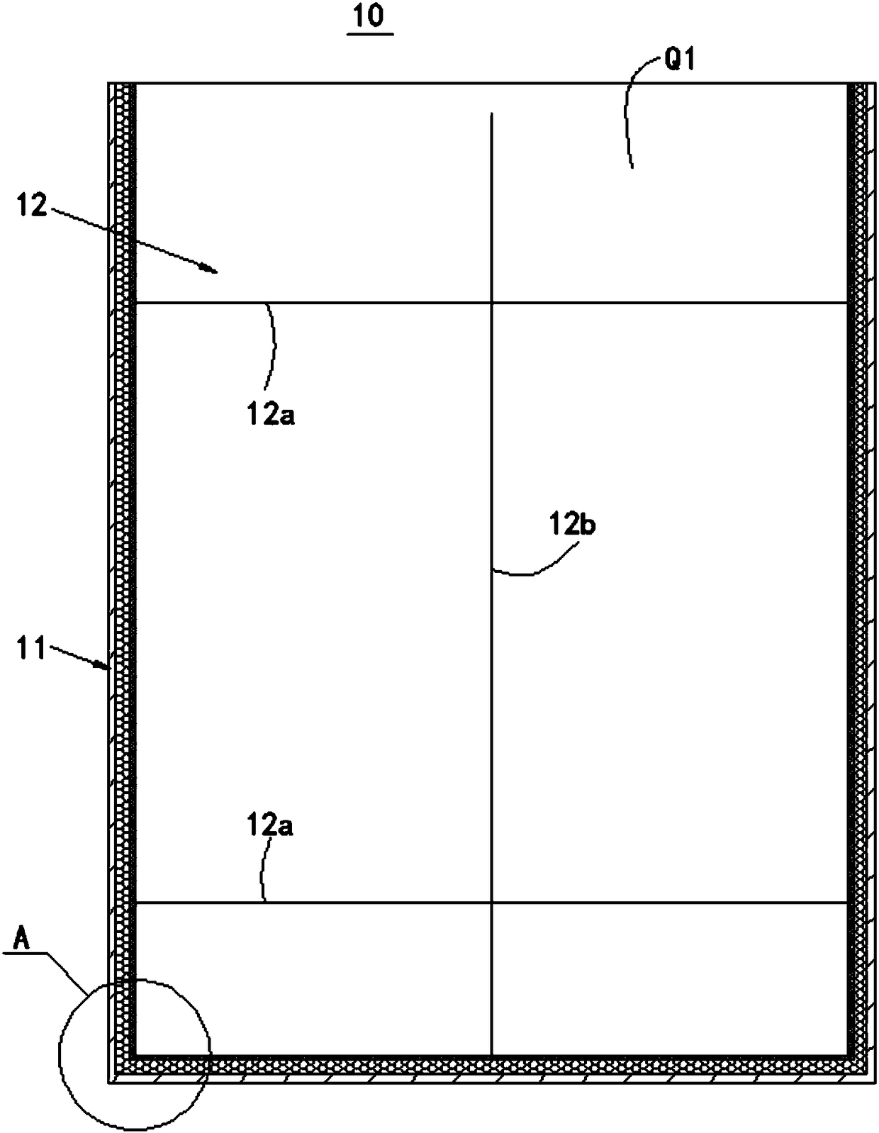 Fully-graded concrete stress-free strain measuring device and measuring method