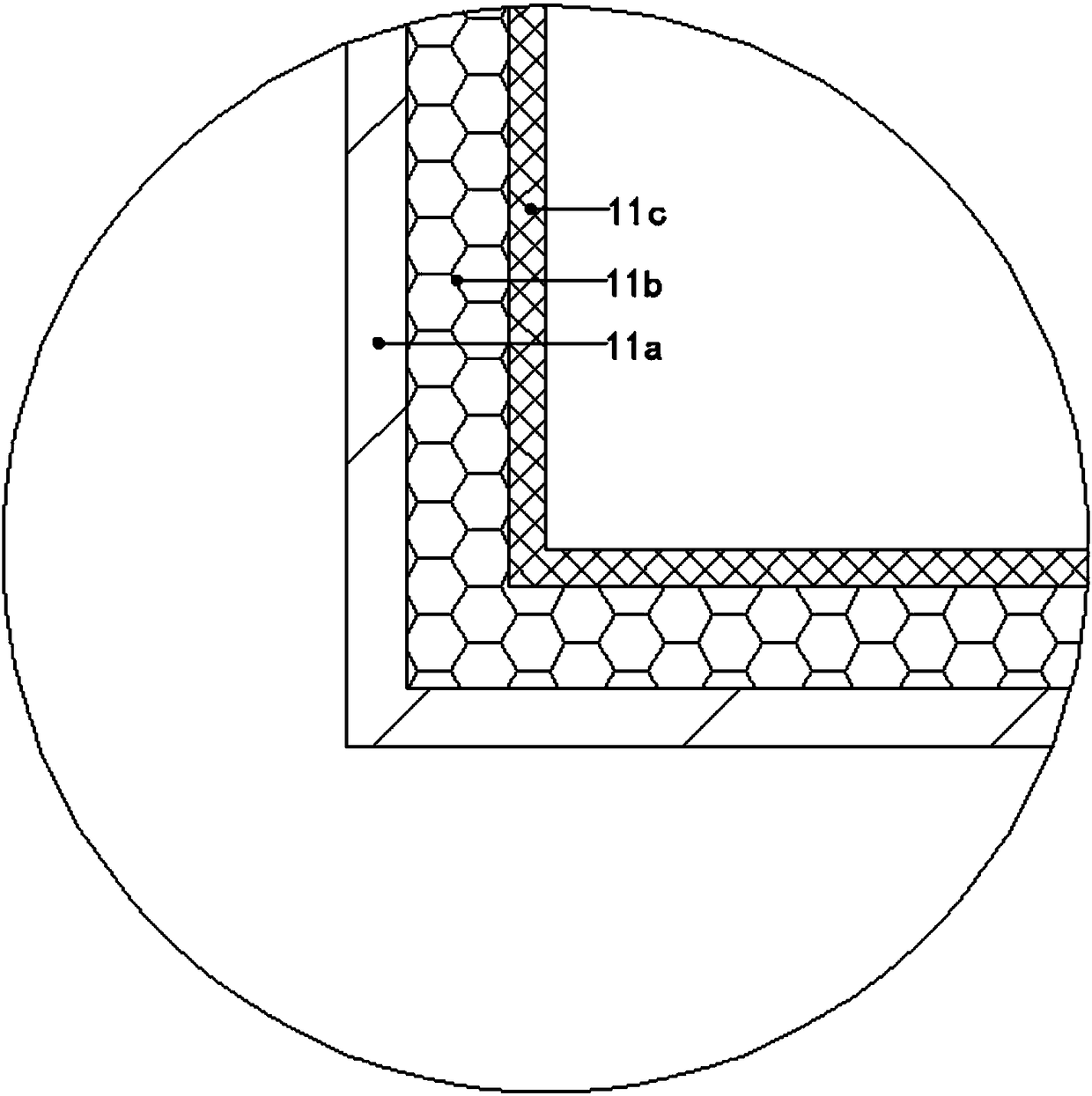 Fully-graded concrete stress-free strain measuring device and measuring method