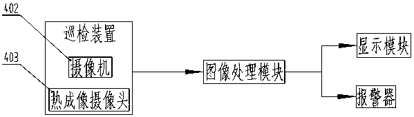 Automatic cage-rearing chicken health state monitoring device