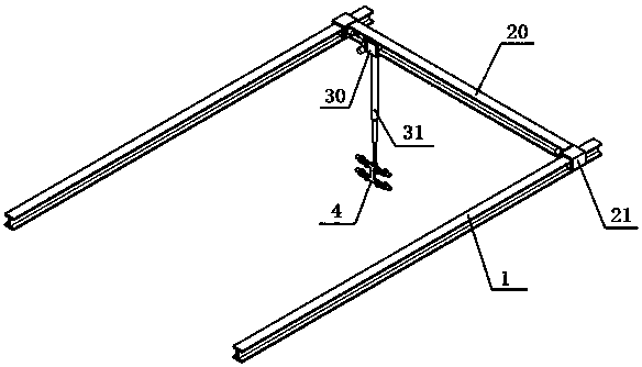 Automatic cage-rearing chicken health state monitoring device