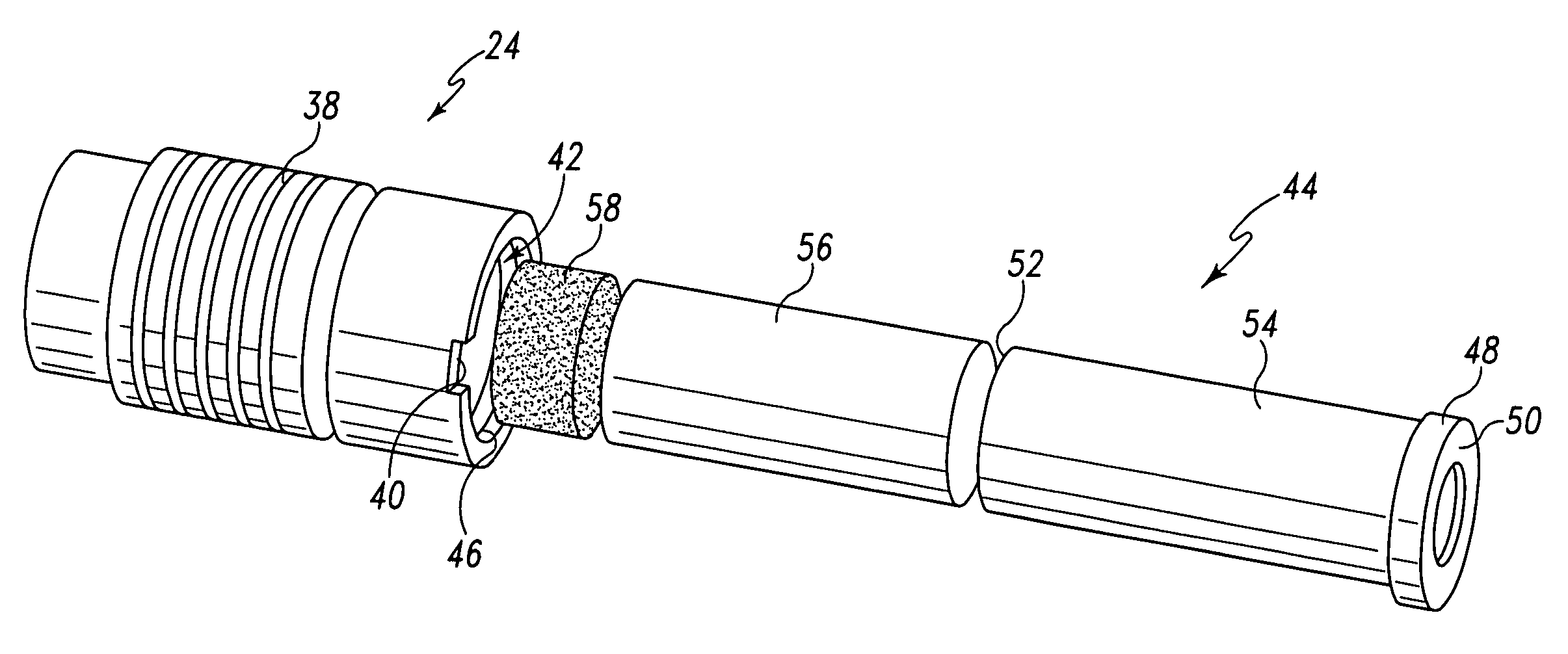 System for loading a muzzle-loading firearm with smokeless or black powder