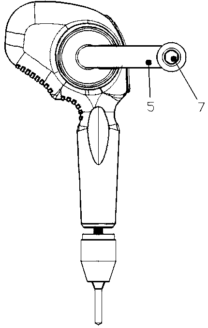 Hand drill for brain surgery and bone surgery