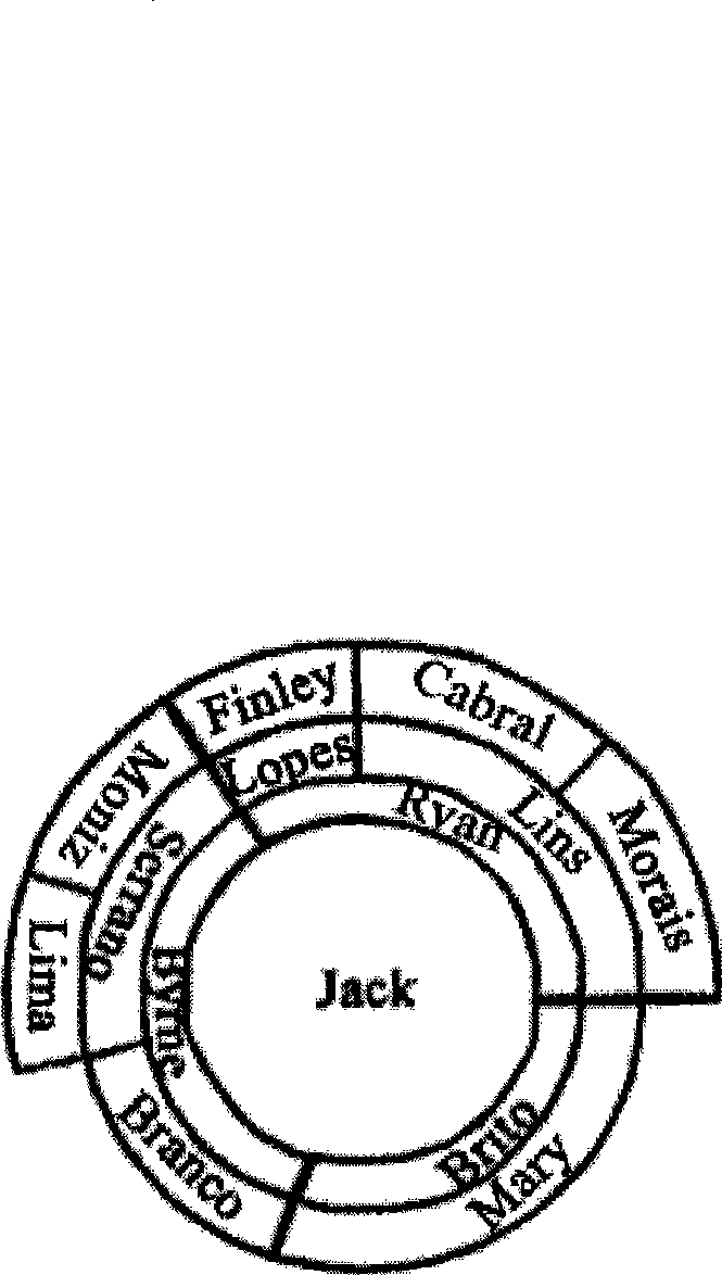 Data visualization method and apparatus for layered graph structure