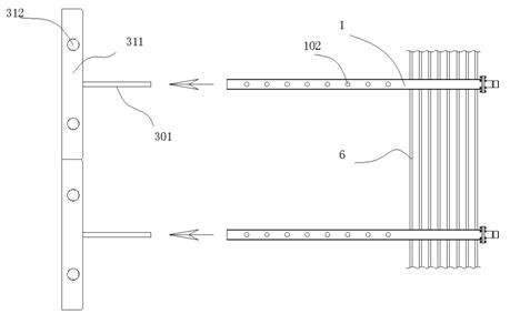 Municipal road reinforcing device and construction method