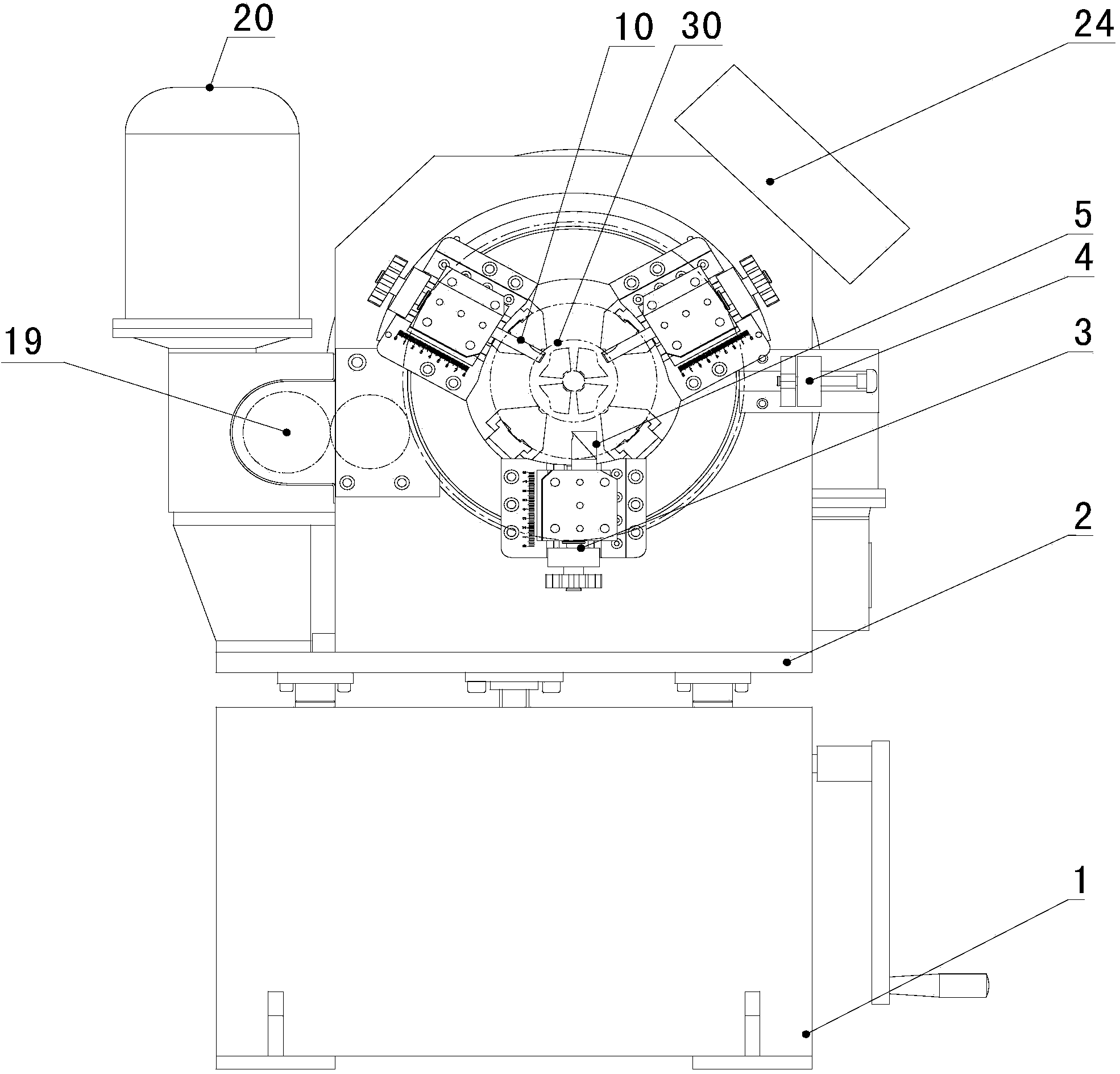 Pipe beveling machine