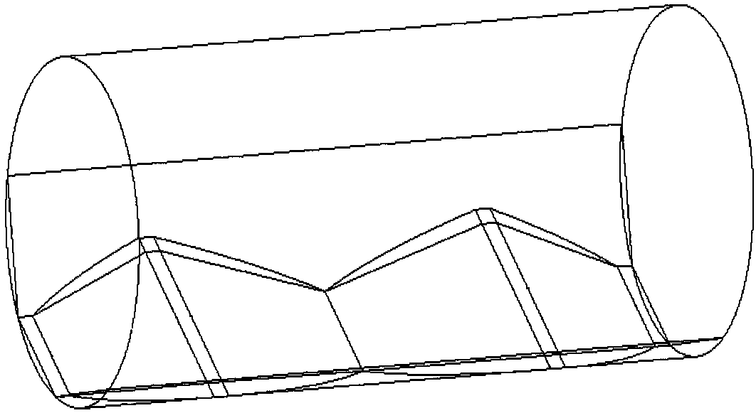 Calculation method for fatigue life of material sliding plate of material suction and discharge vehicle