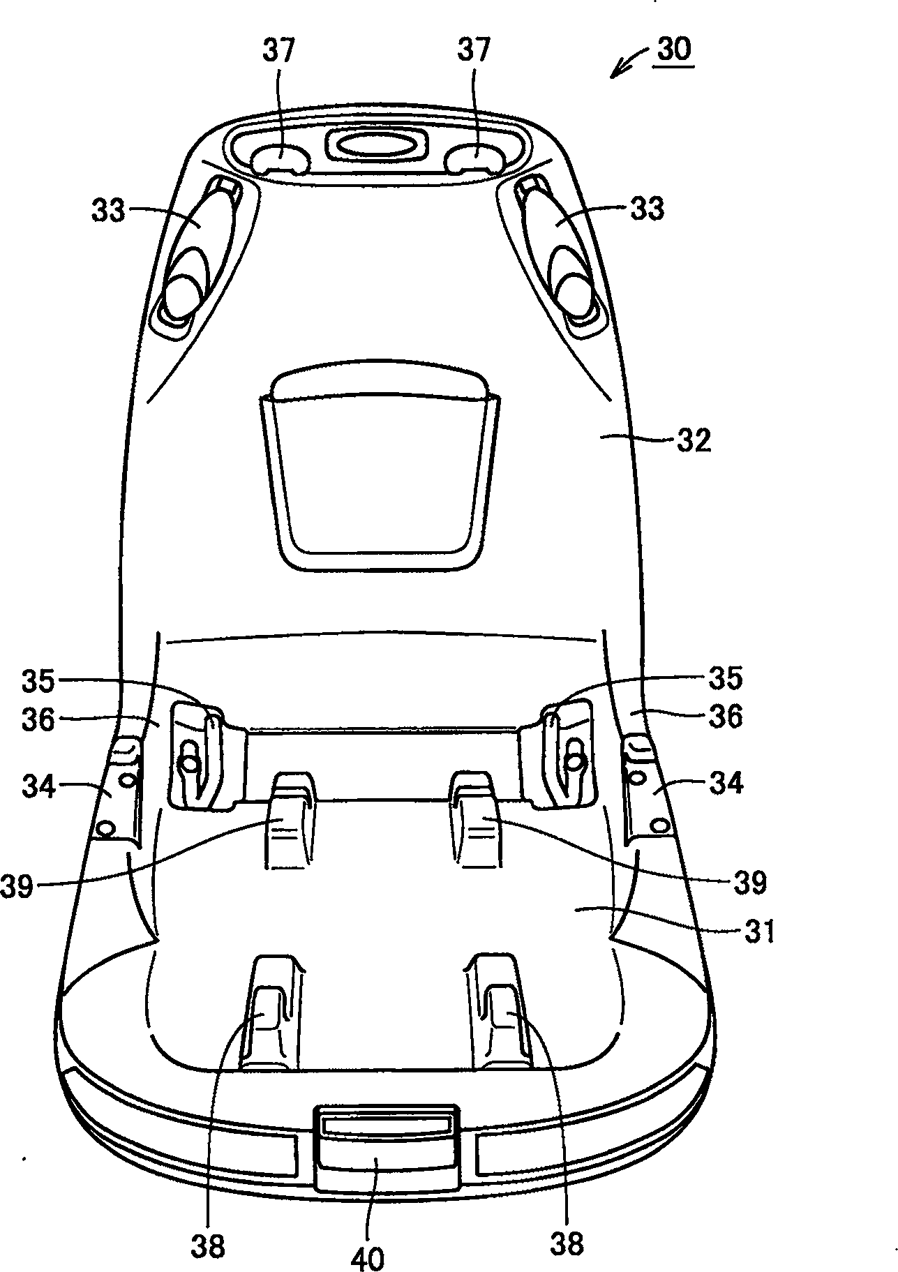 Detachable child safety seat