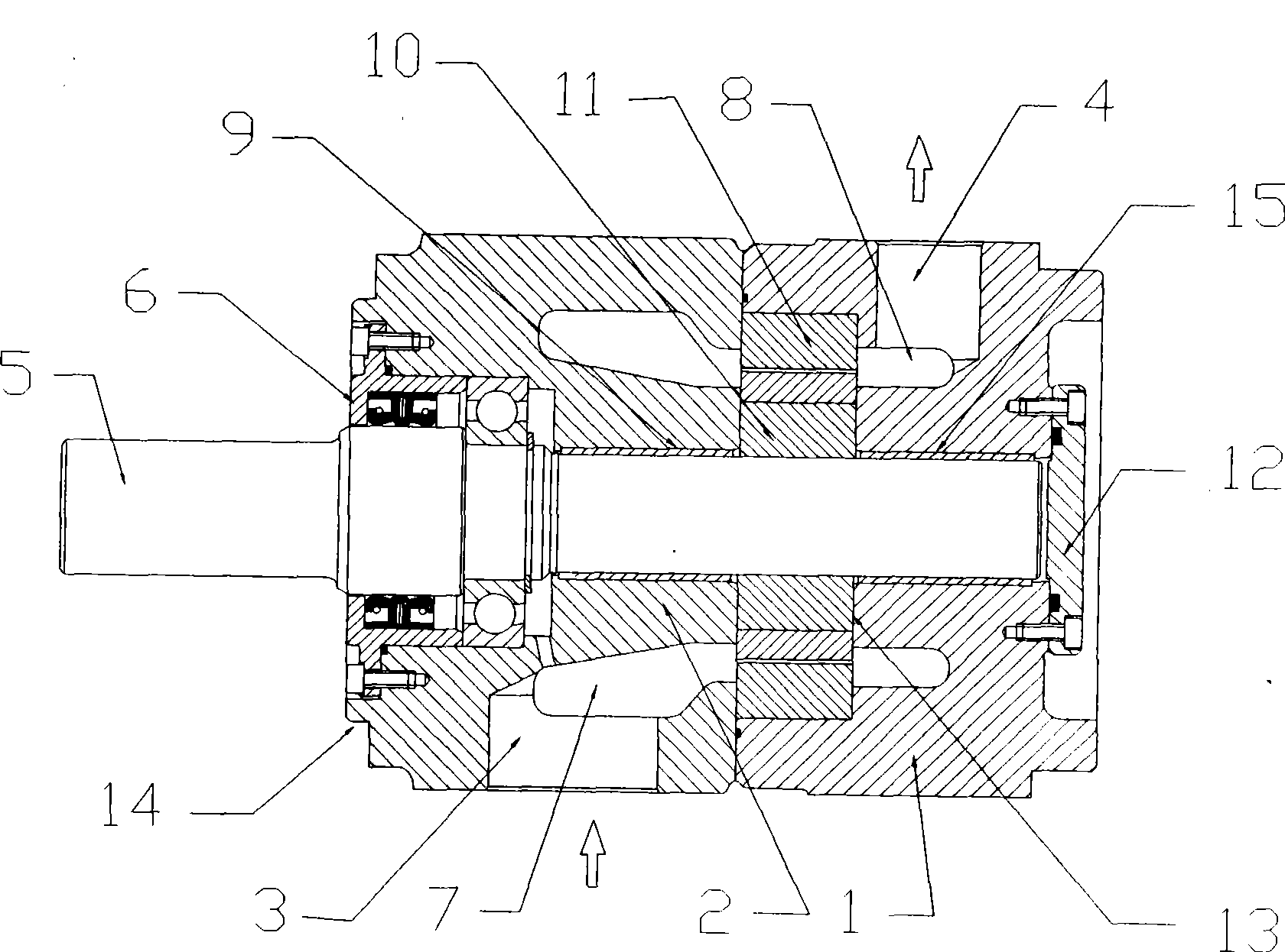 Modular internal gear pump or motor