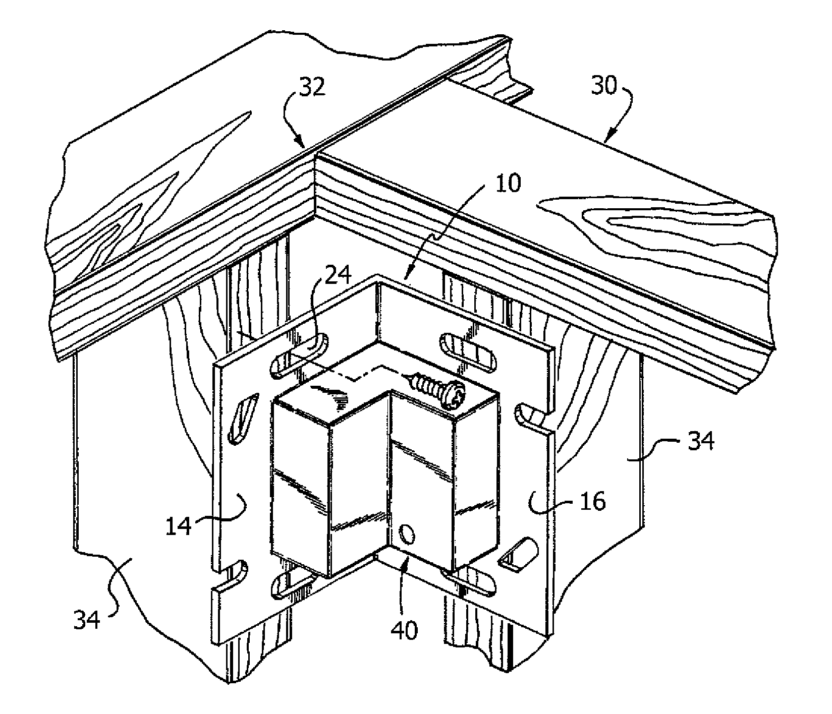 Flush mount-corner mount gang box