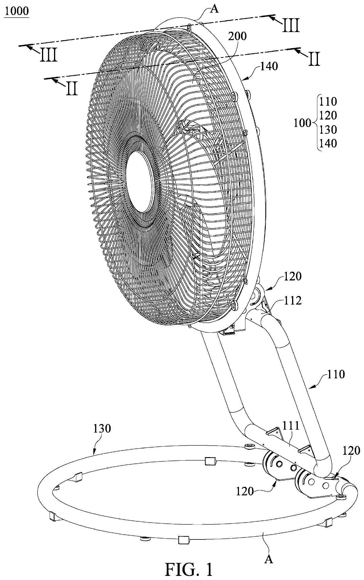 Fan device and fan holder