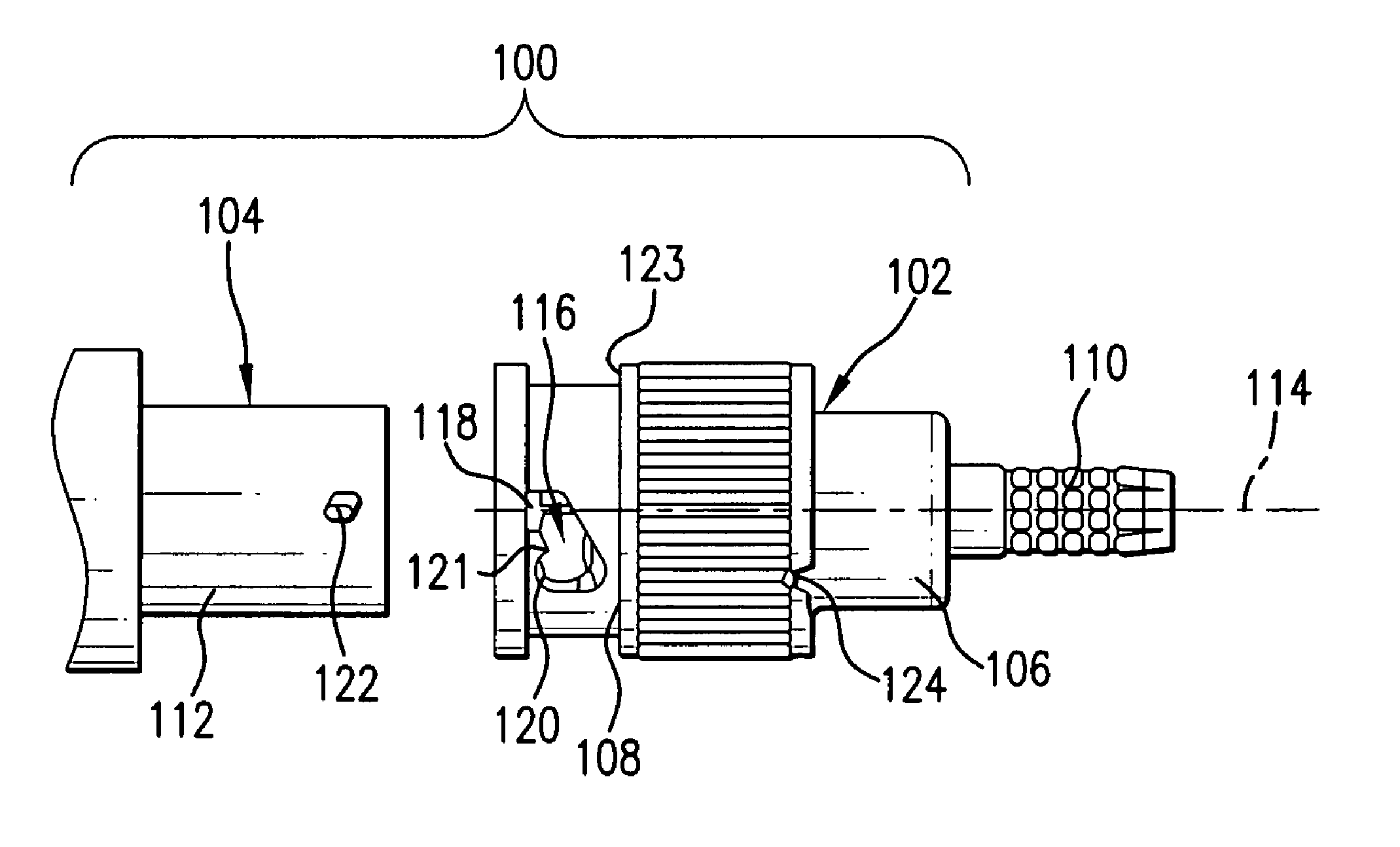 Miniature BNC connector