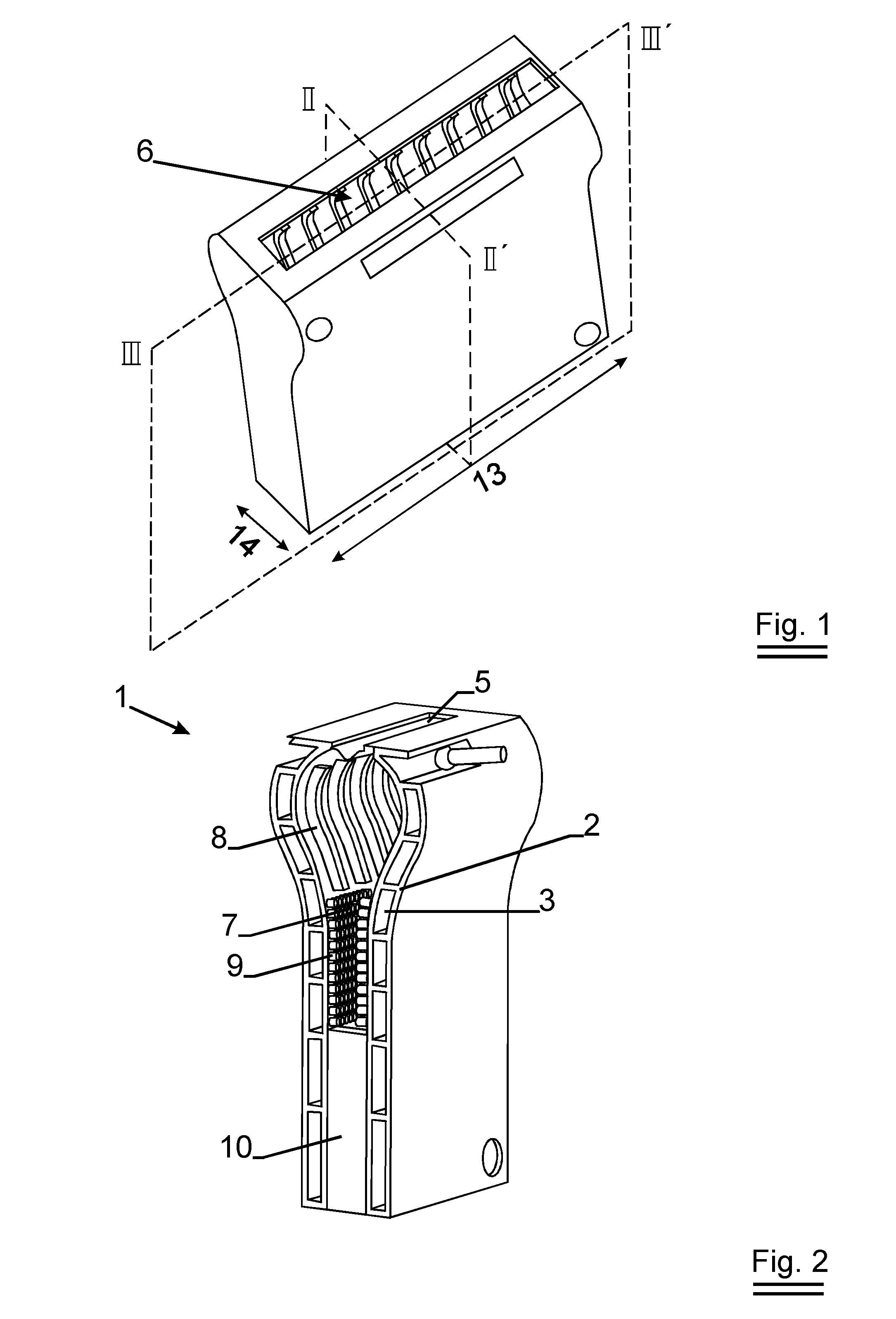 Metallic porous body incorporated by casting into a heat exchanger