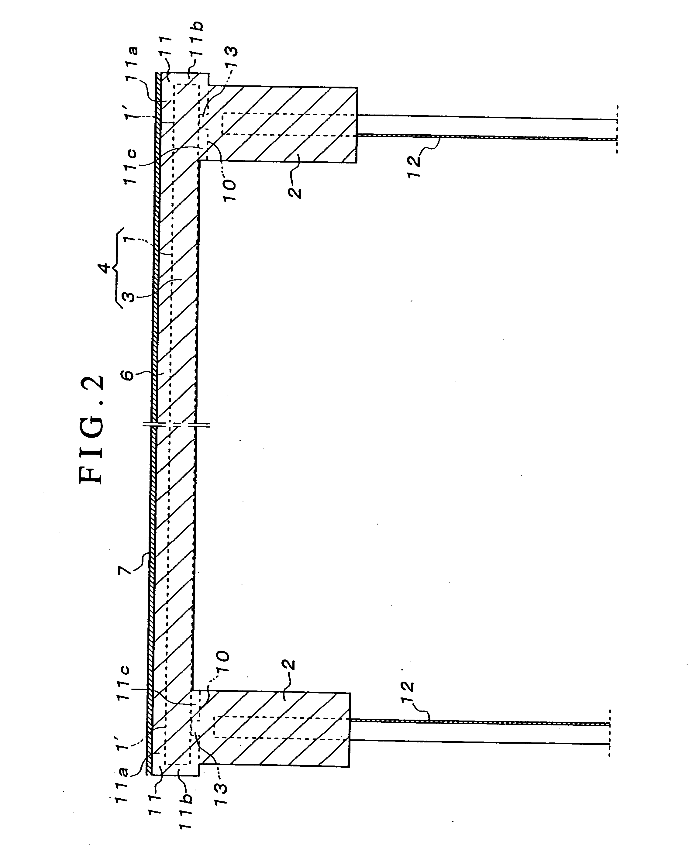 Floor slab bridge structure