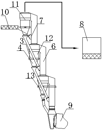 High-temperature-calcined [alpha]-Al2O3 production energy-saving apparatus and novel method