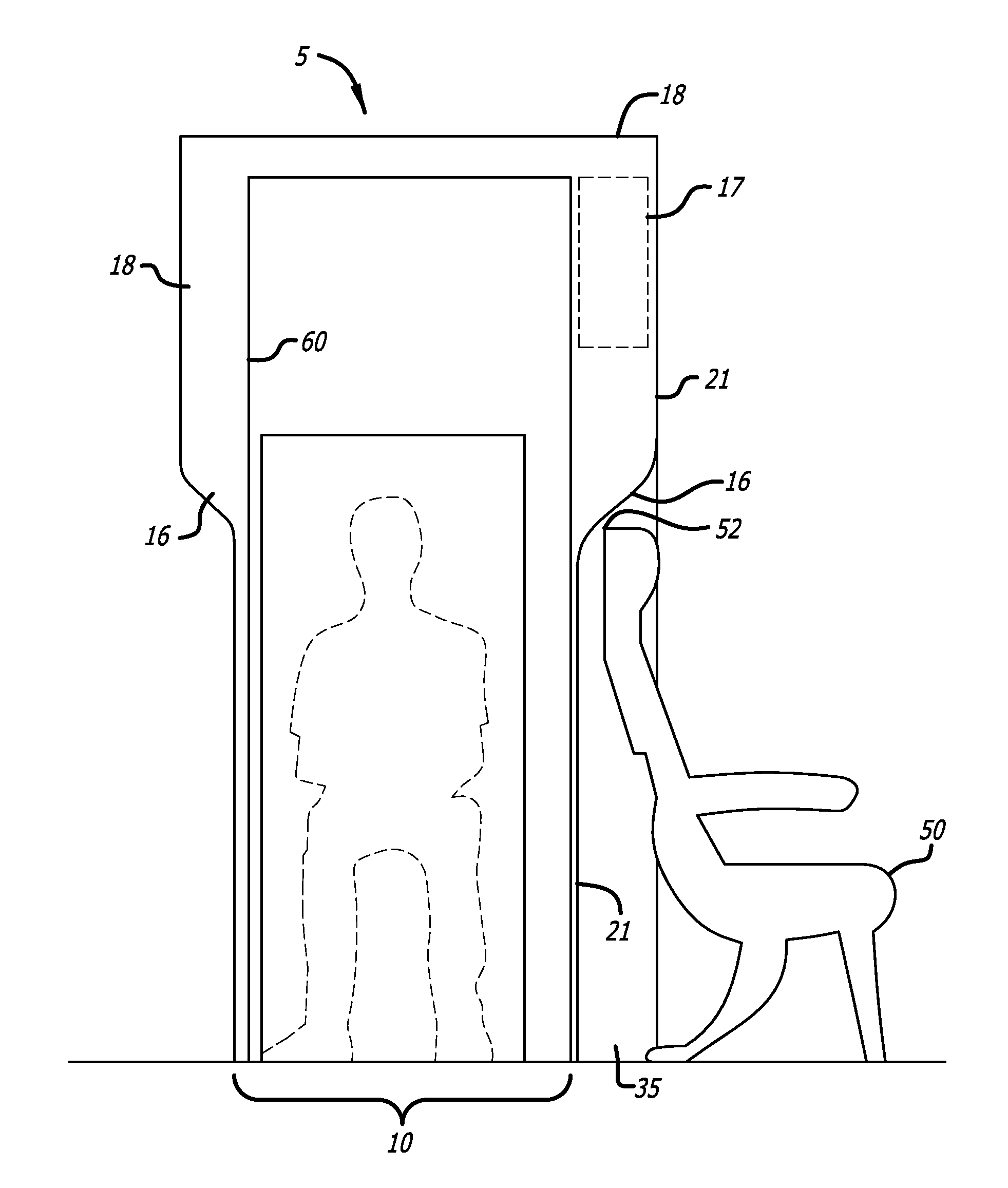 Modular lavatory system optimized for narrow body commercial aircraft