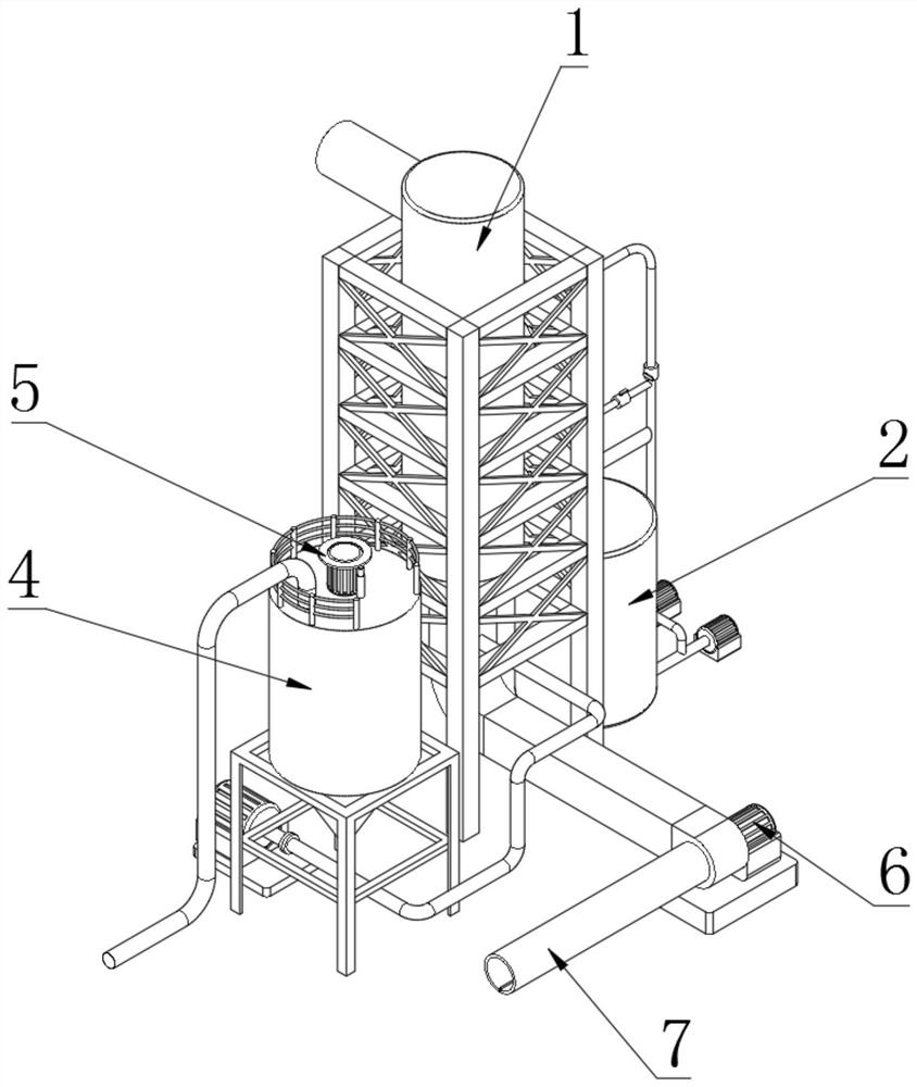 Environment-friendly flue gas desulfurizing system