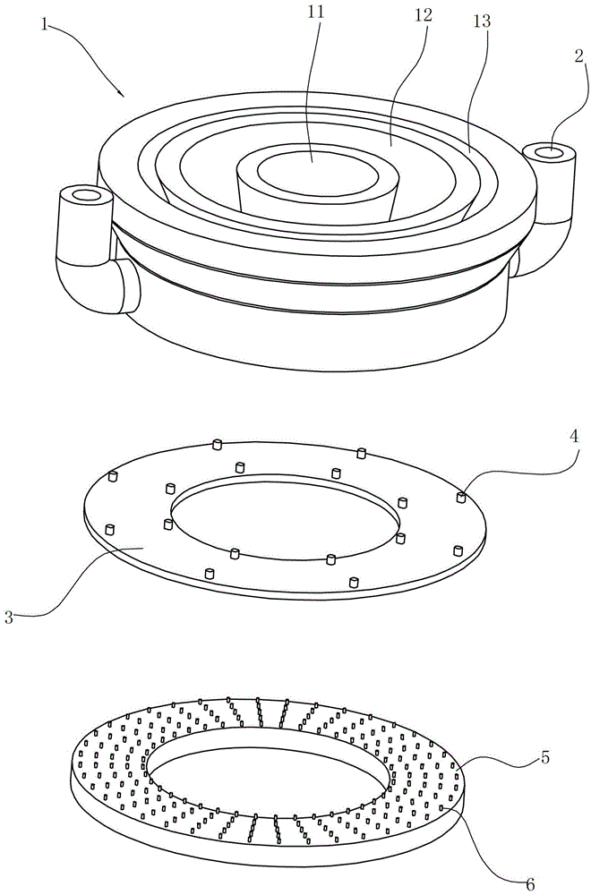 Process burner structure of gasification furnace