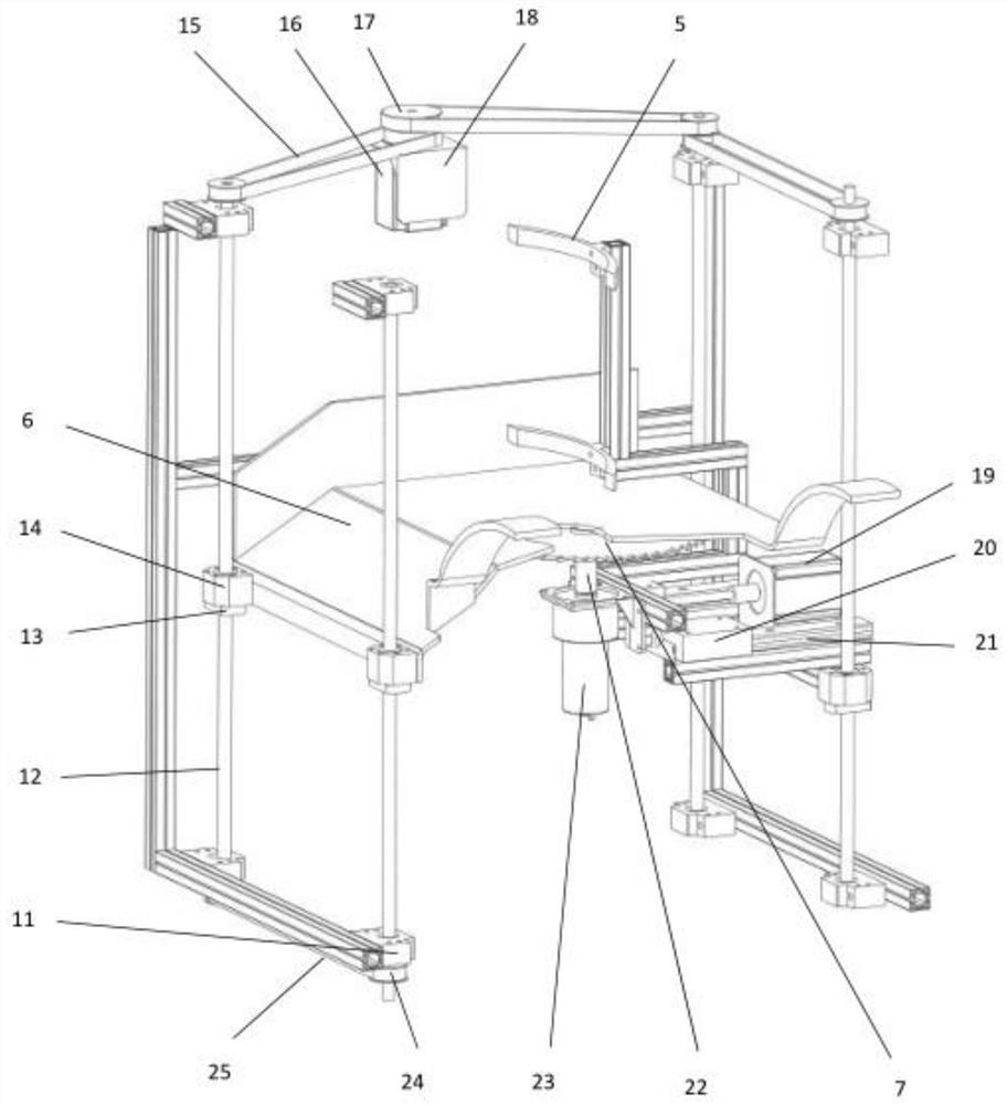 An energy-saving auxiliary manual pineapple picking machine