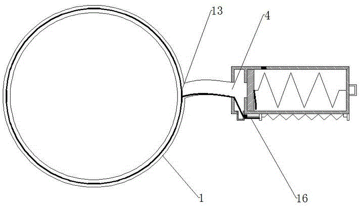 Laparoscope specimen bag capable of automatically opening and closing