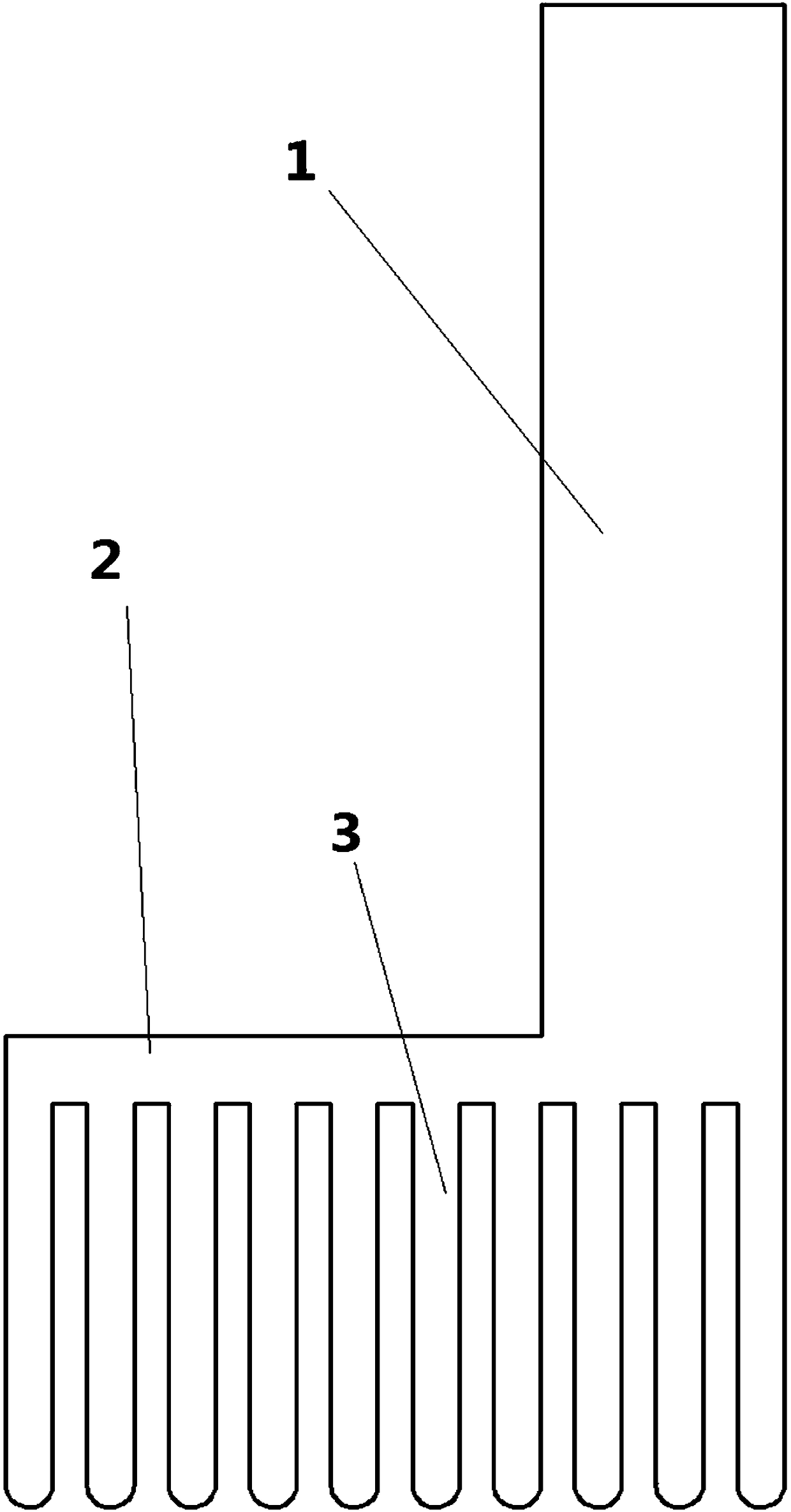 Heat pipe heat storage heat exchanger with pipe diameter change of communicating pipe