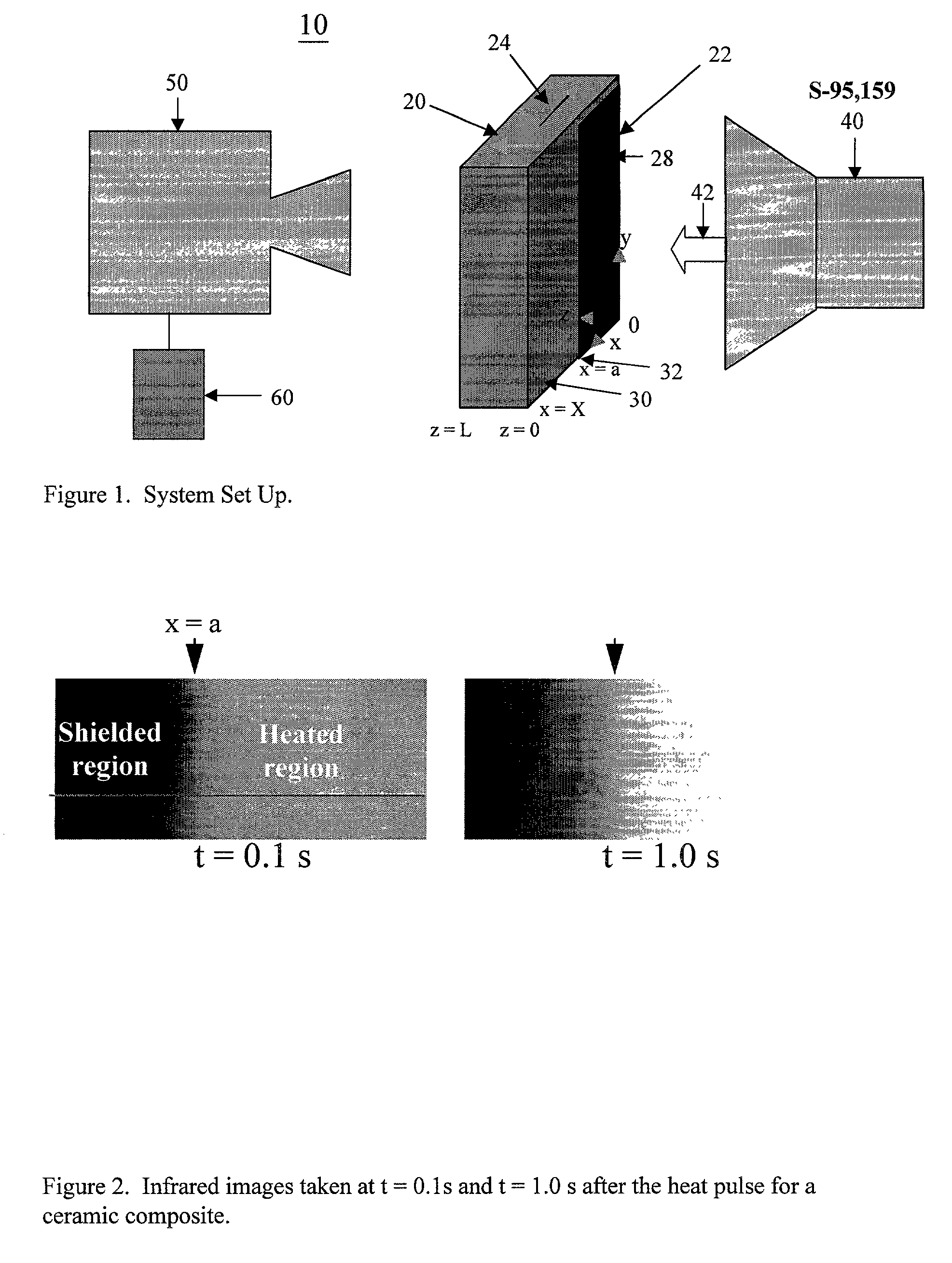 Thermal imaging measurement of lateral diffusivity and non-invasive material defect detection