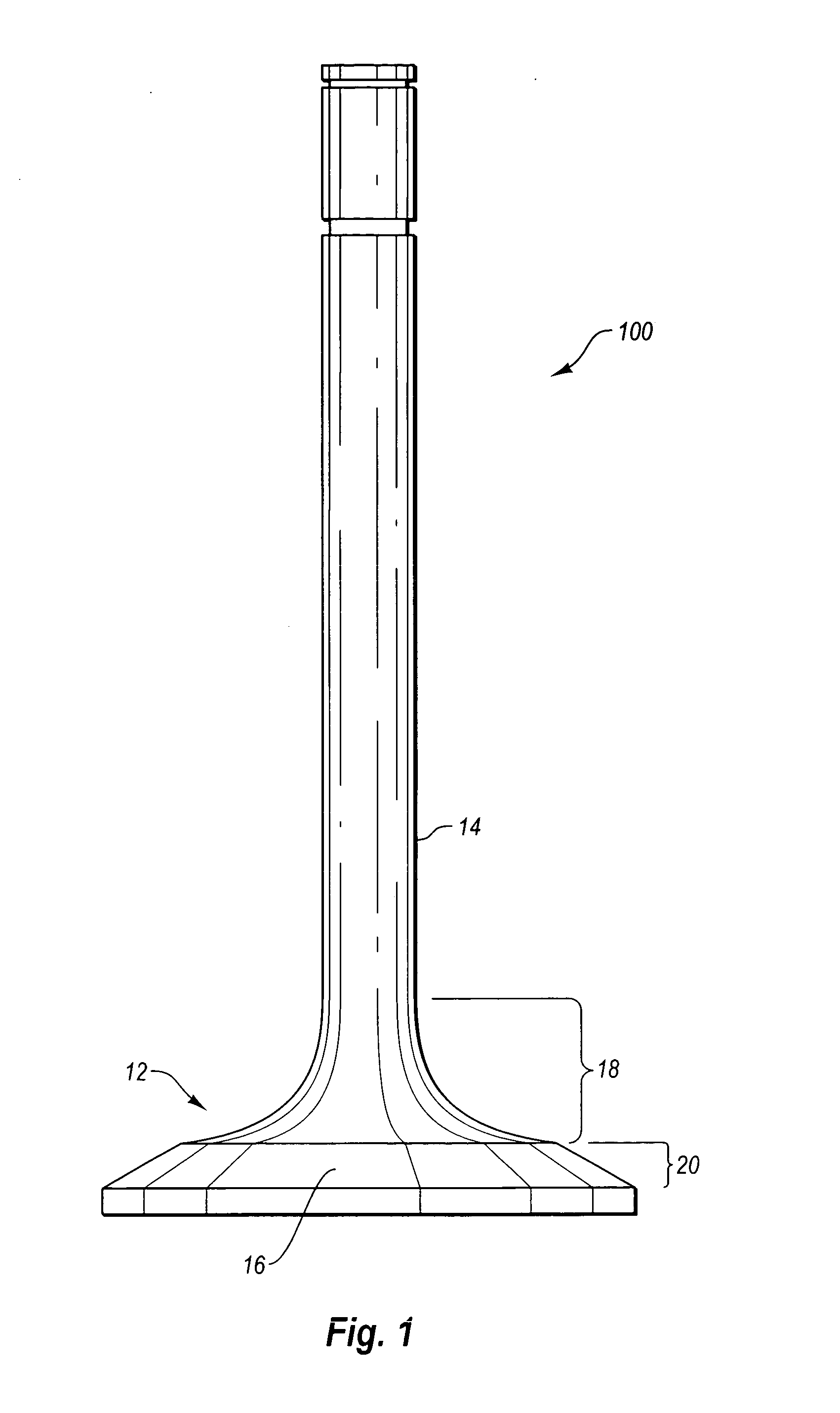 Inlet valve having high temperature coating and internal combustion engines incorporating same