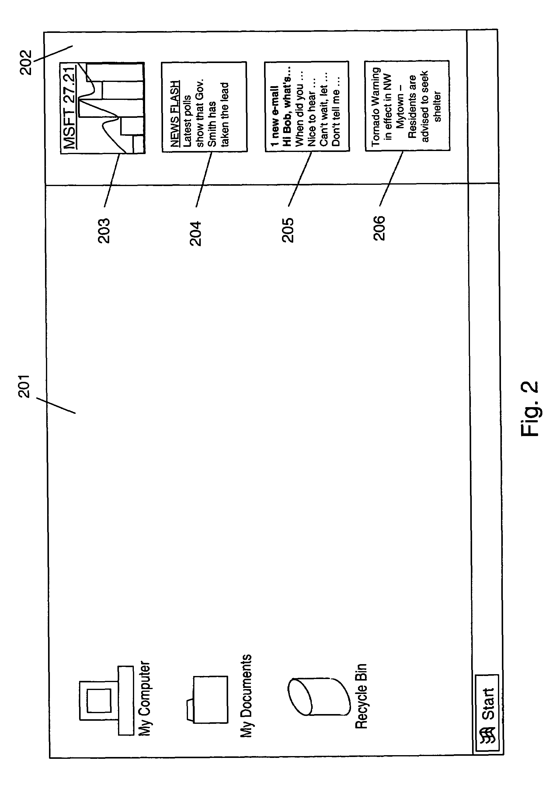 Sidebar tile free-arrangement