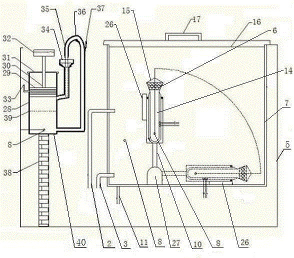 Crude oil condensation point measurement device based on ultrasonic technology and measurement method adopting crude oil condensation point measurement device