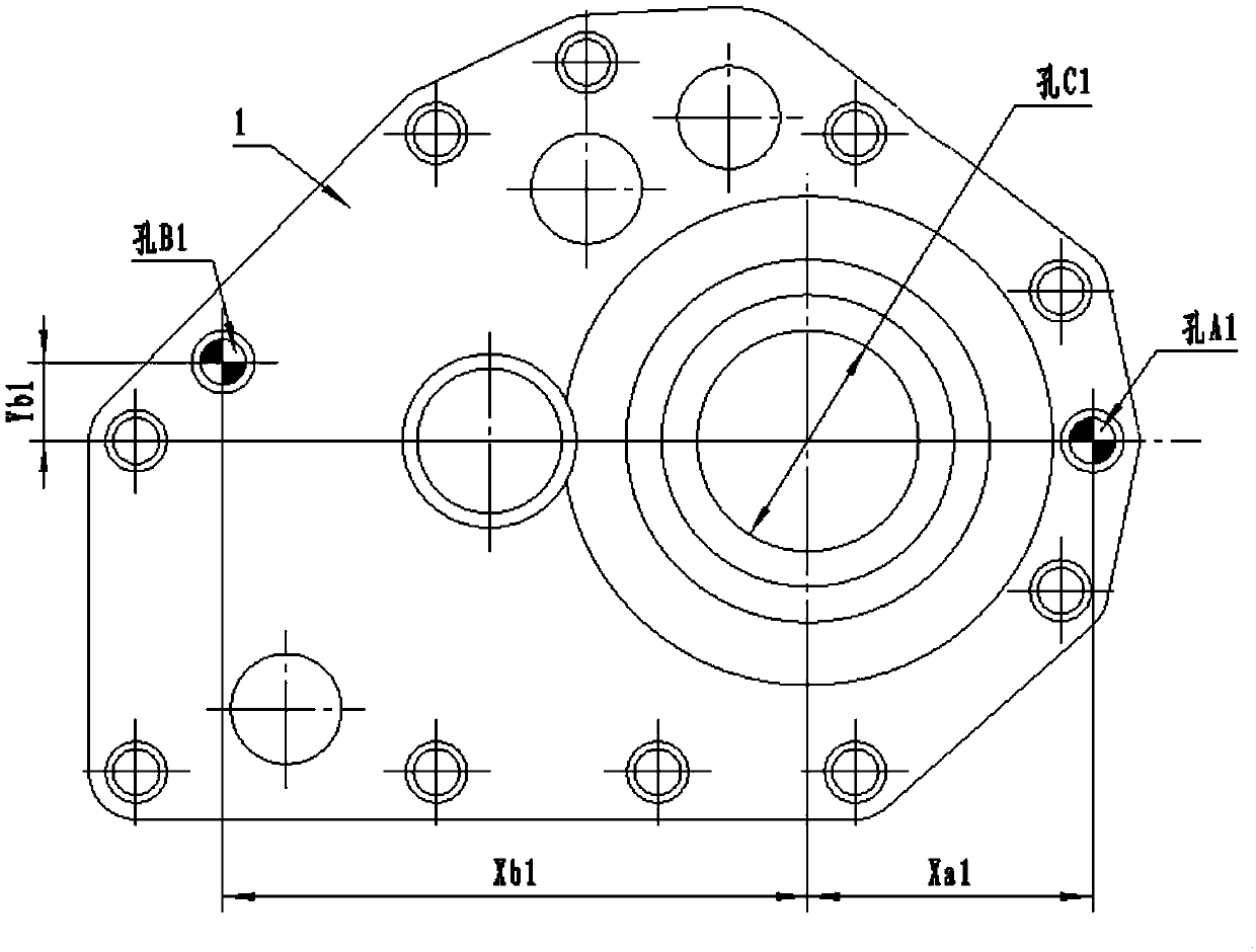 Reverse drilling matching repairing method of high-precision combined shell