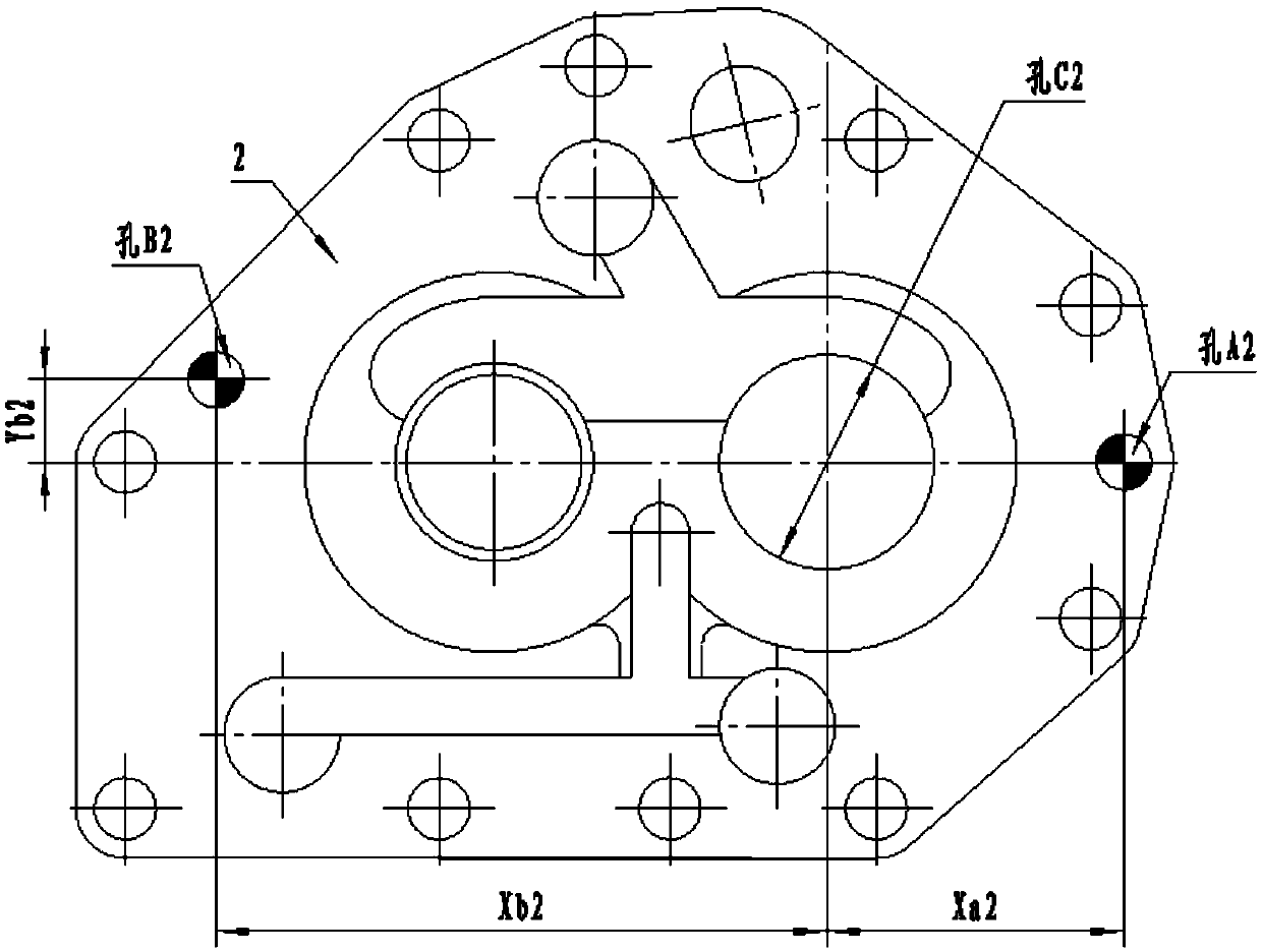 Reverse drilling matching repairing method of high-precision combined shell