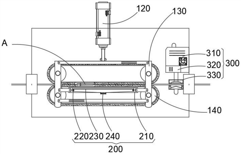 High-precision welding stainless steel wire rubbing and polishing device