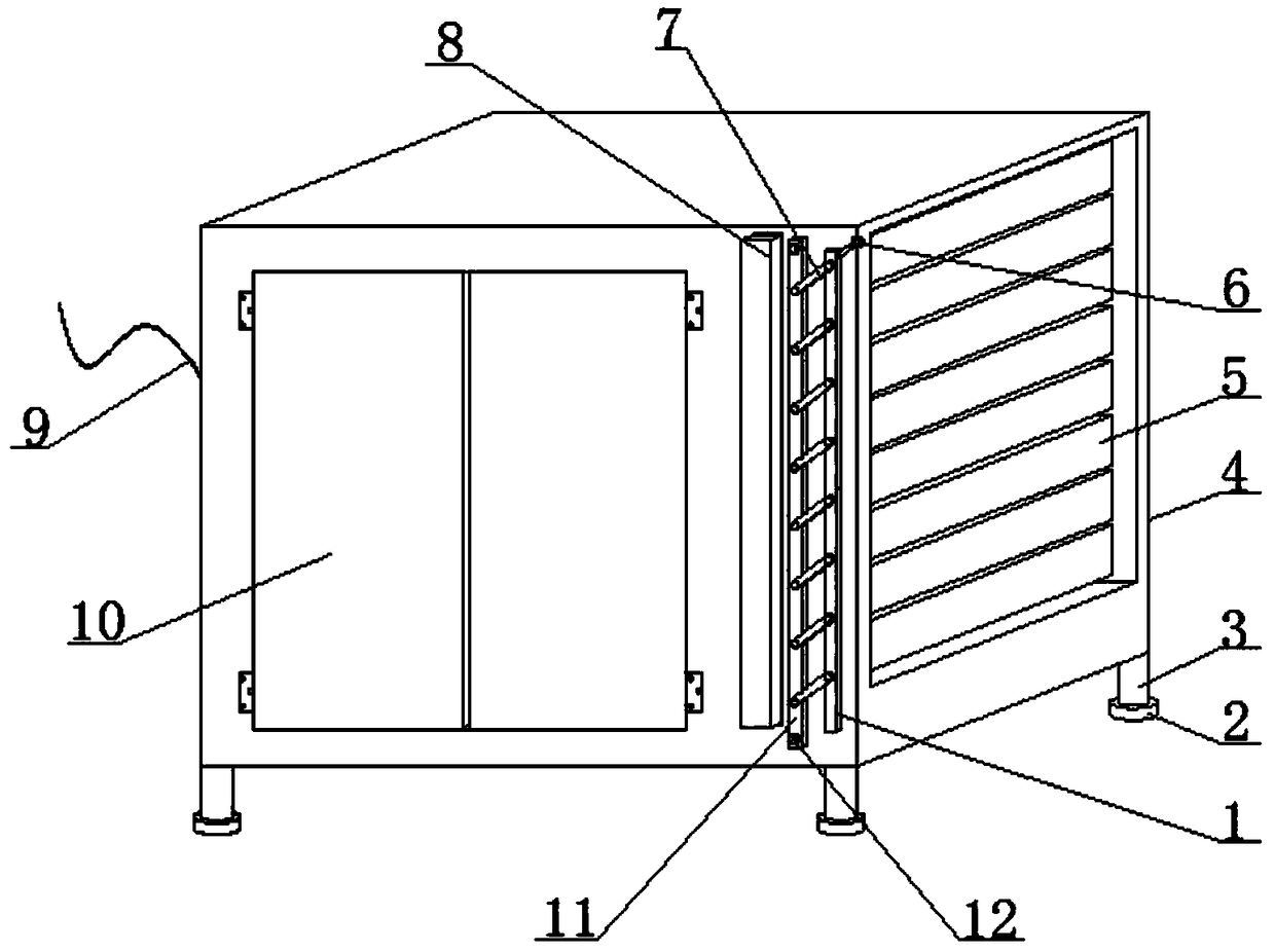 Easy-cooling type big data all-in-one machine safety protection box